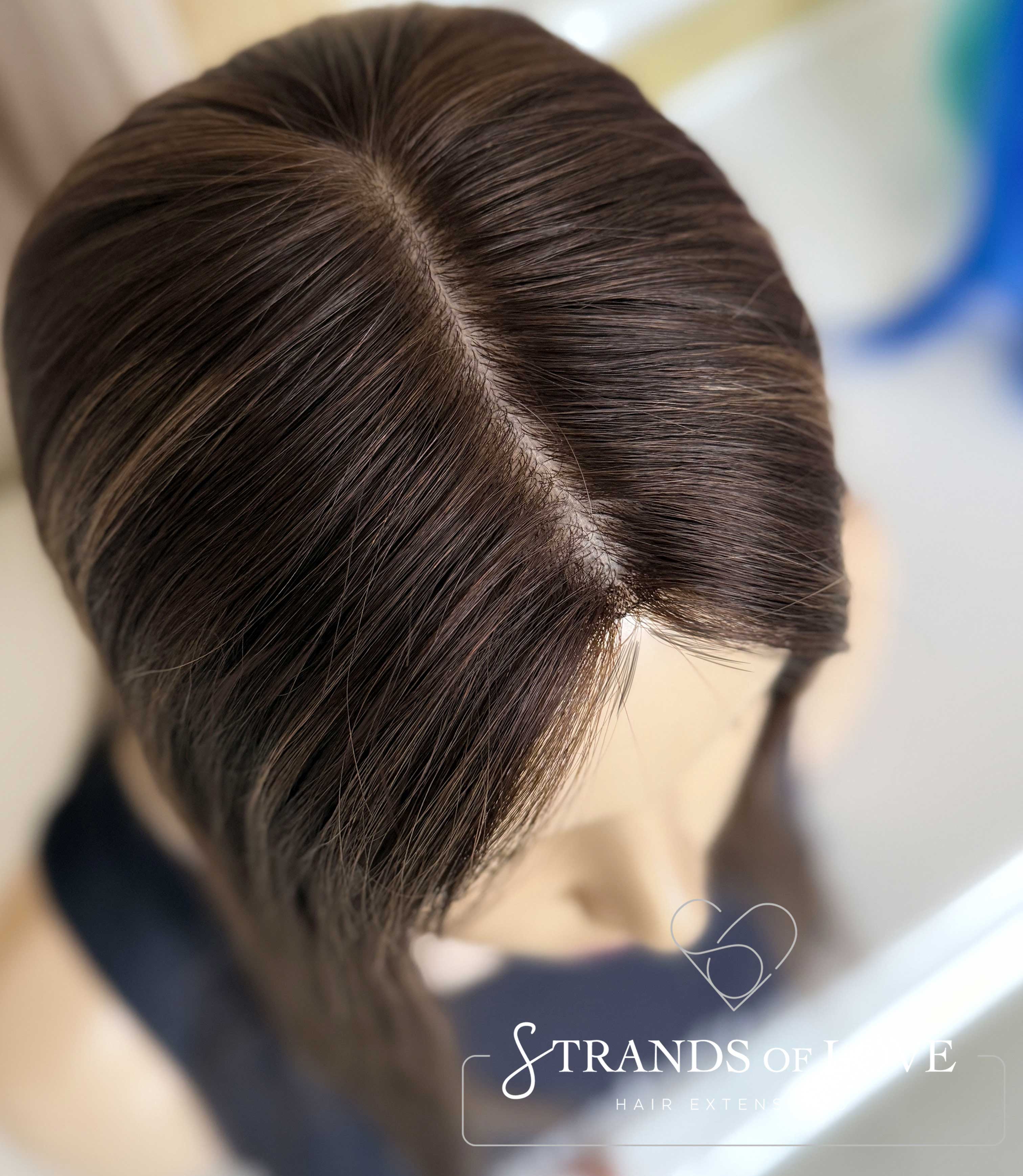 Crown Topper Clip-In - Toffee Highlight (#2/#7) - Skin - Full