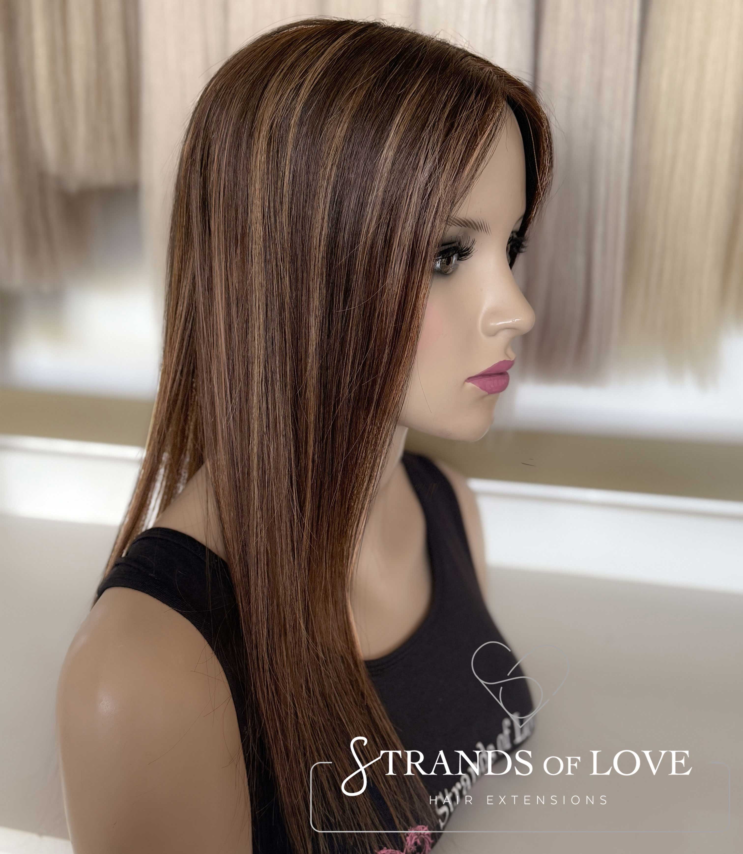 Crown Topper Clip-In - Toffee Highlight (#2/#7) - Skin - Full