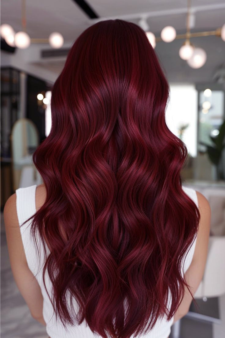 SOL Clip-In Hair Extensions - Wine Red (#99J)
