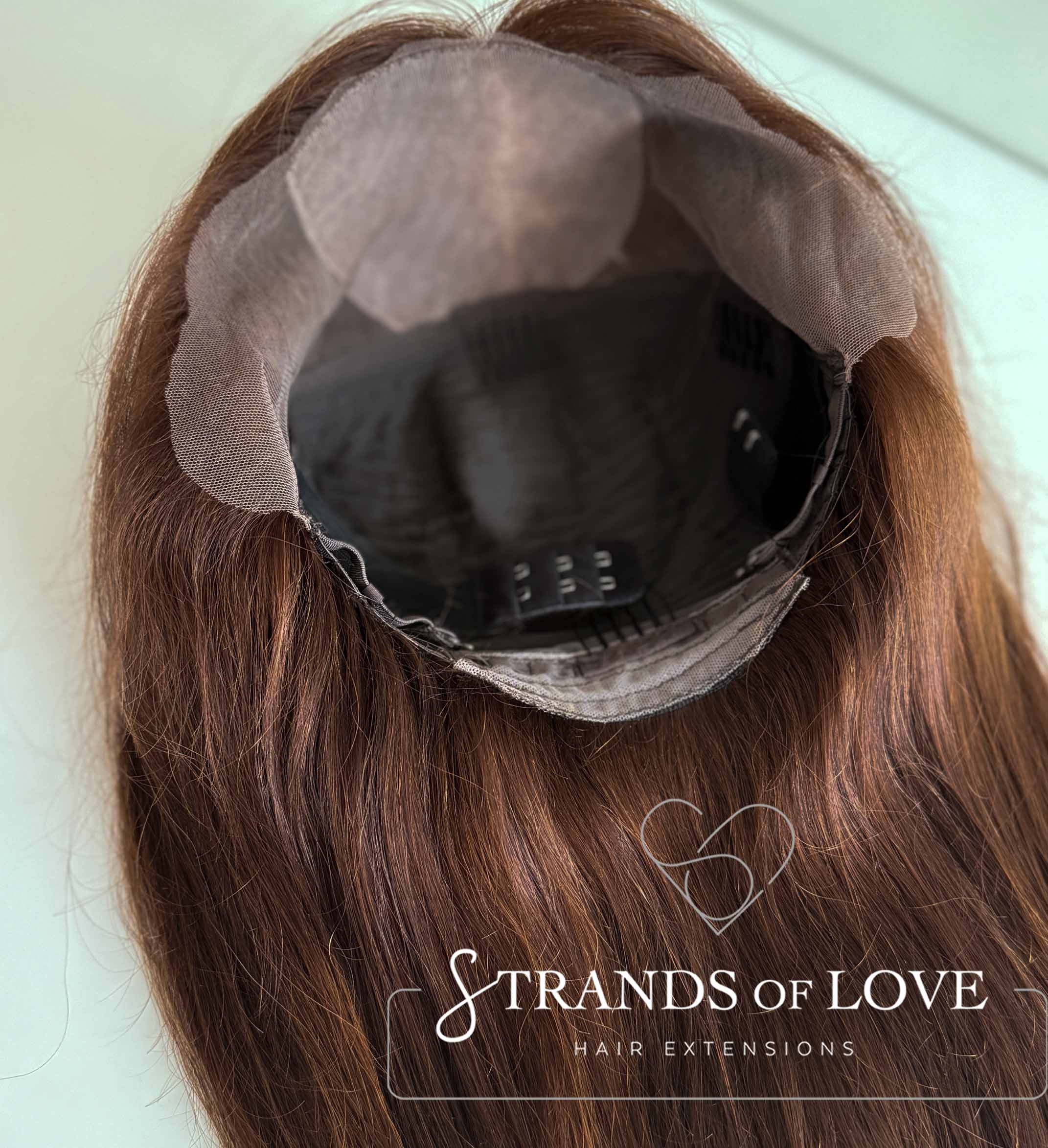 HAZEL - Full Wig - Hazel Brown (#4)- SKIN top with lace front