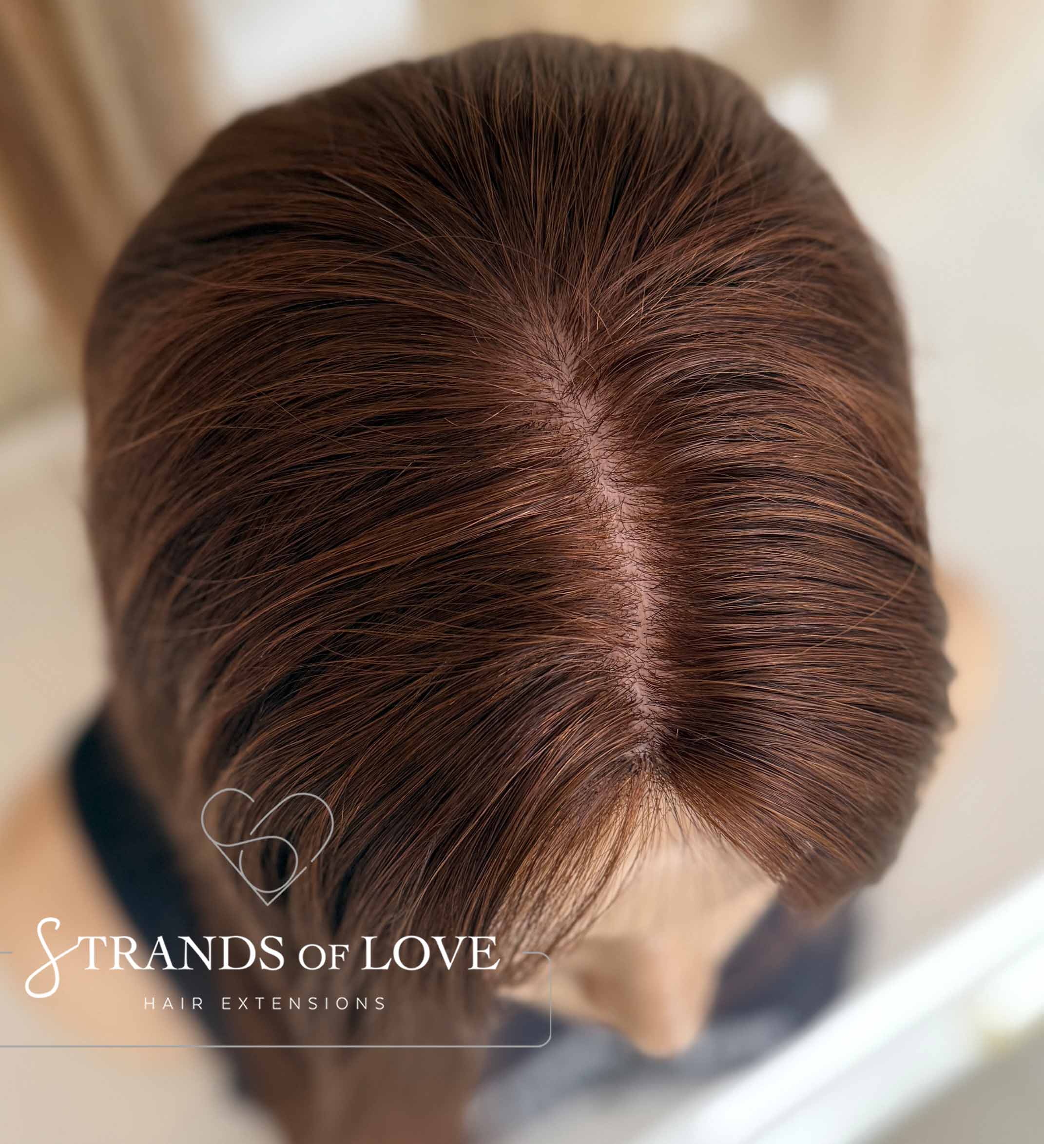 HAZEL - Full Wig - Hazel Brown (#4)- SKIN top with lace front
