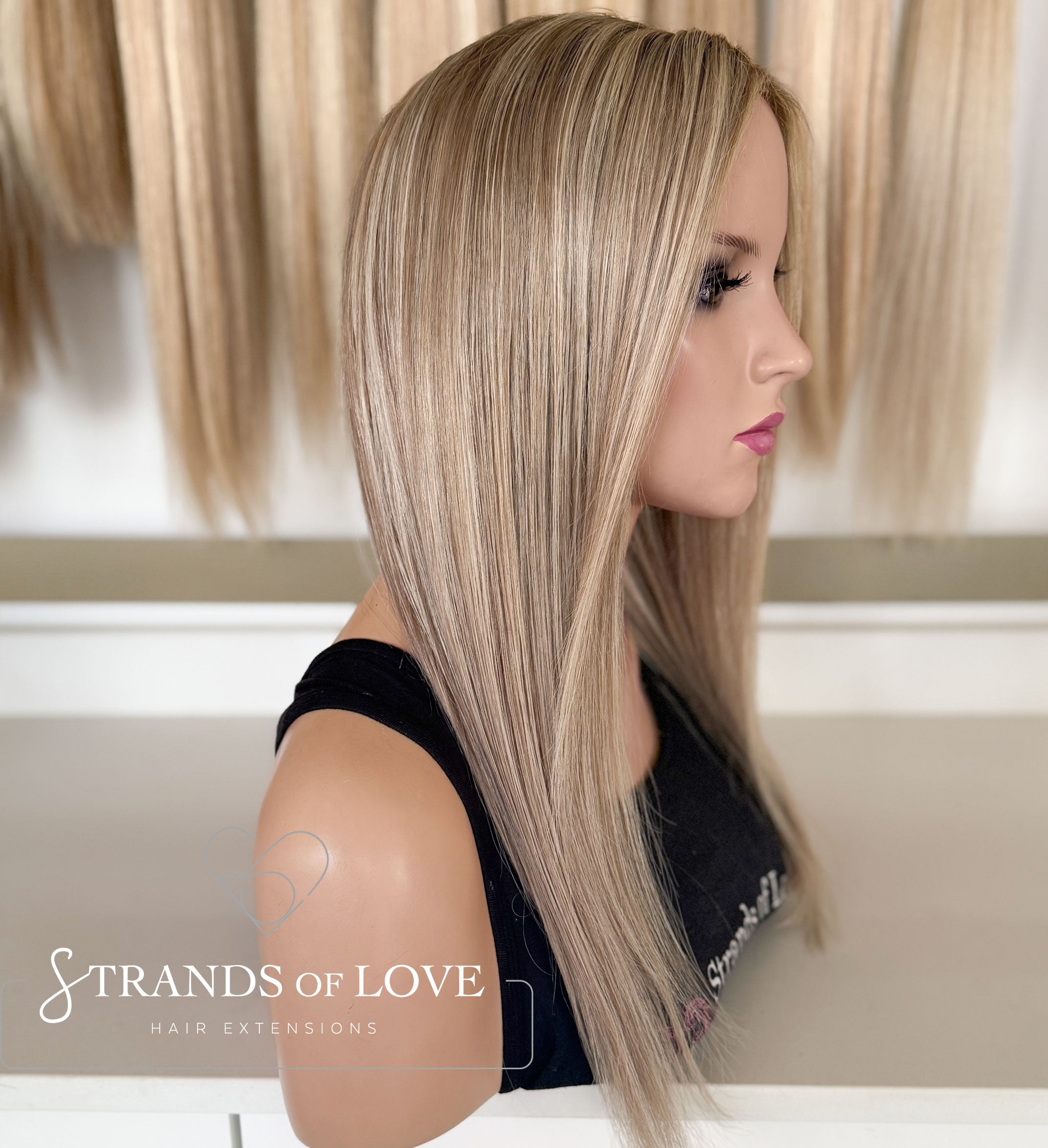 AMY - Full Wig - Ash Highlight (#Silver/7) - Straight - Lace Front
