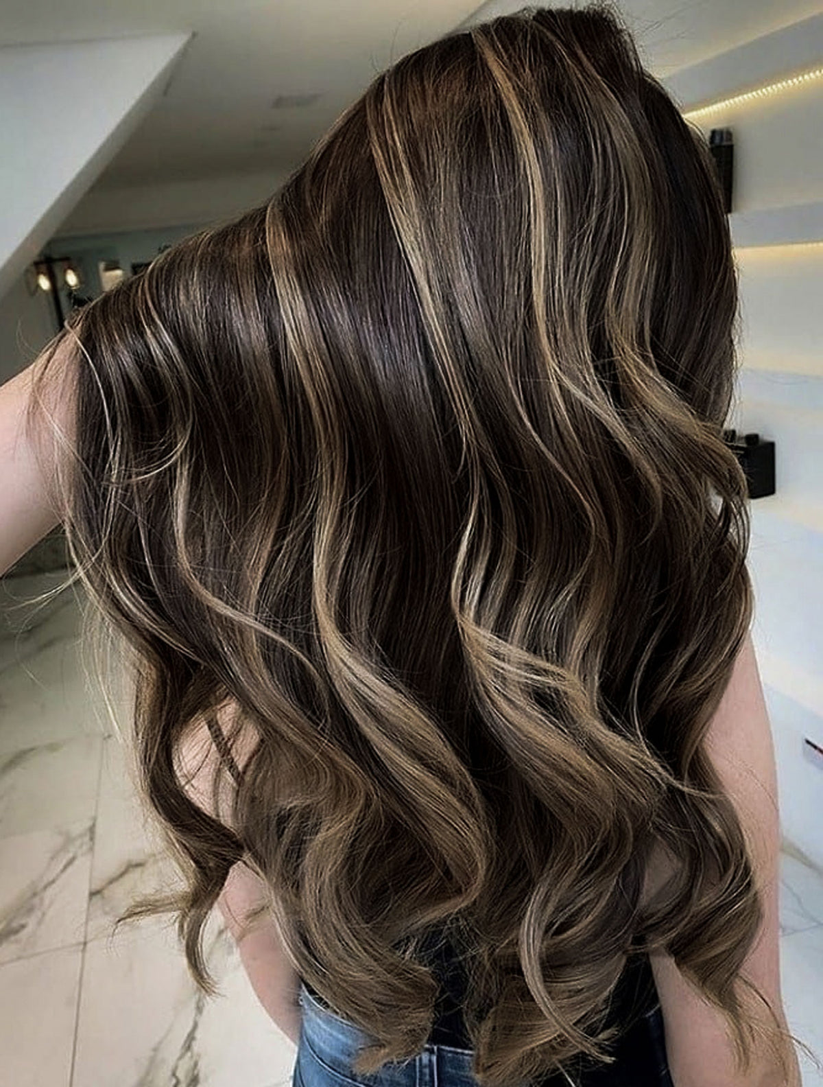 Classic Clip-In Hair Extensions - Toffee Highlight (#1B/7)
