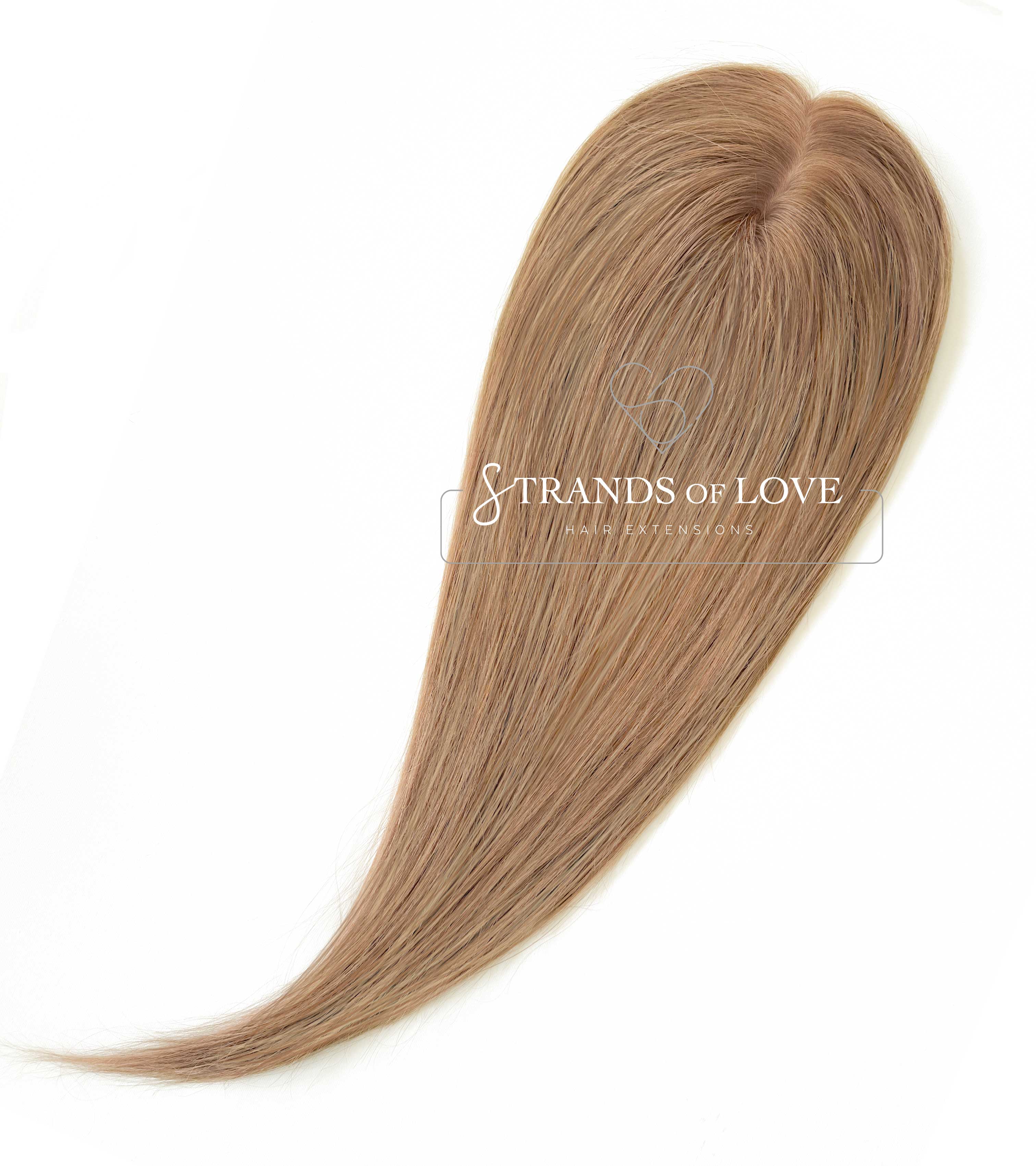 Crown Topper Clip-In - Cinnamon Latte (#10) - Skin - Full