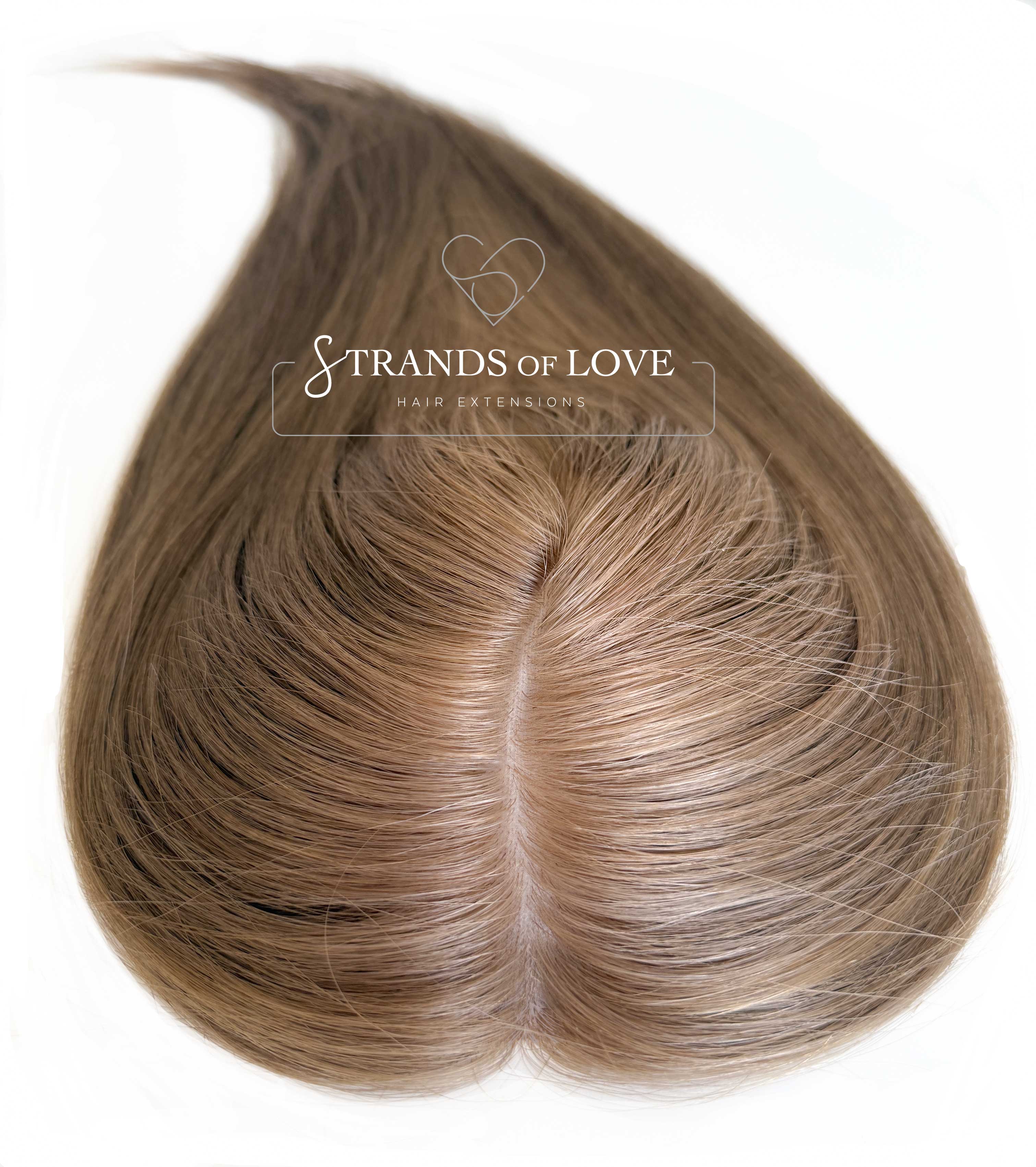 Crown Topper Clip-In - Cinnamon Latte (#10) - Skin - Full