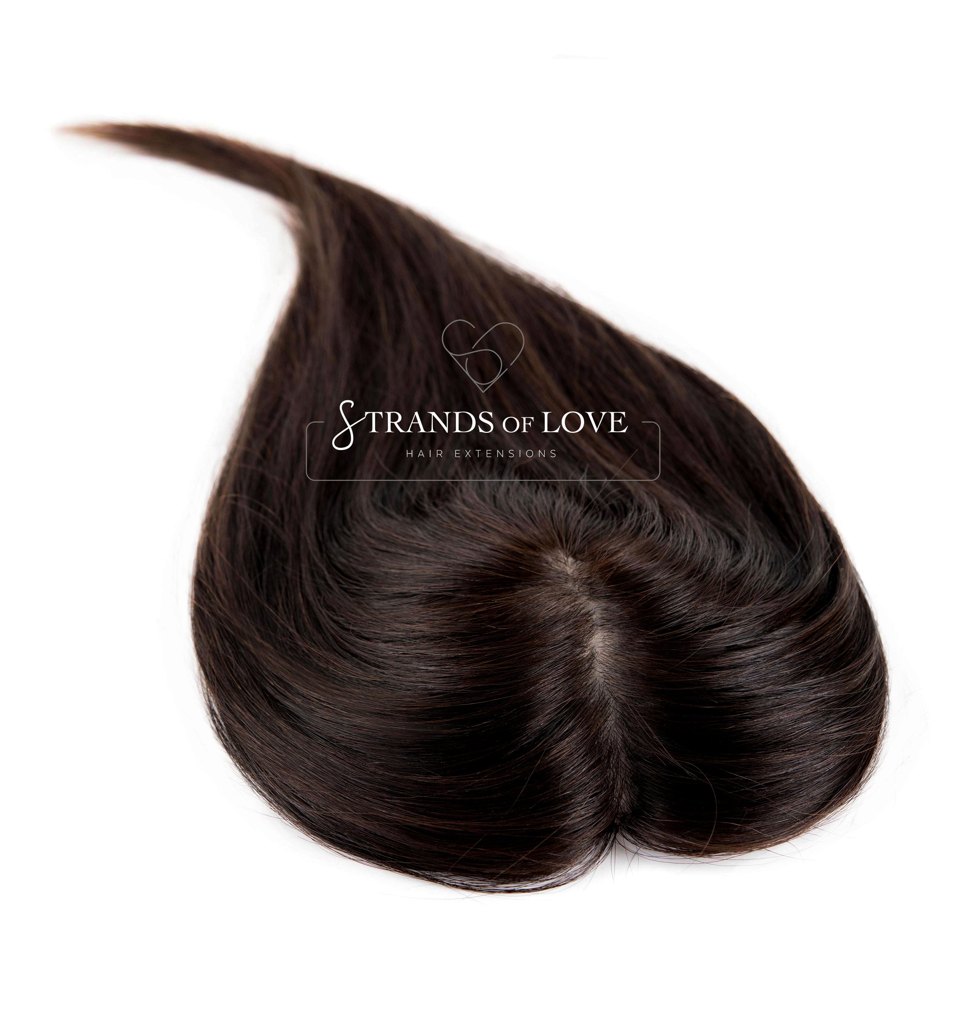 Crown Topper Clip-In - Espresso (#1B) - Skin - S