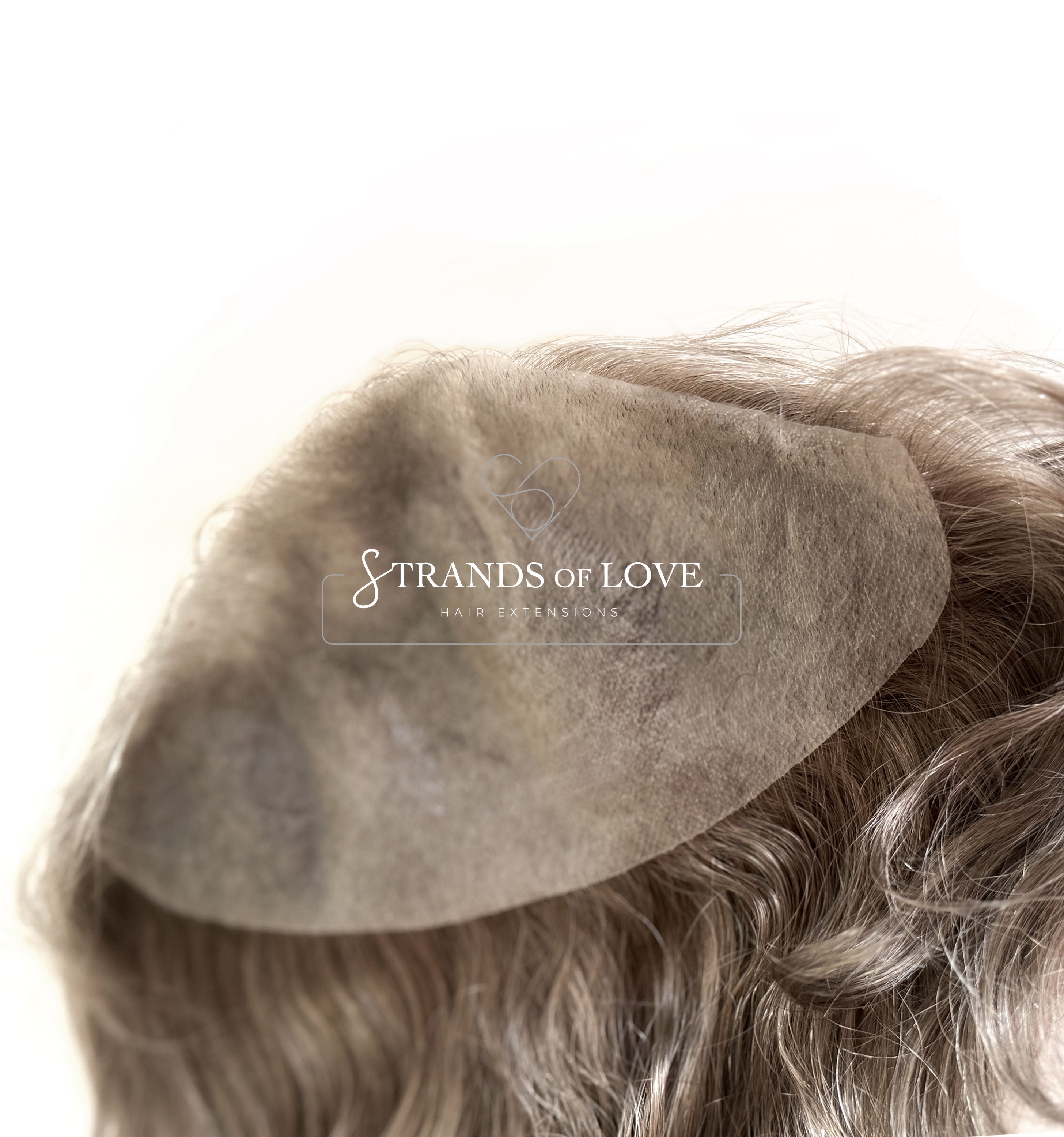 Men's Non-Surgical Hair FRONTAL 014 - Dark Blonde (#18) - Skin Base