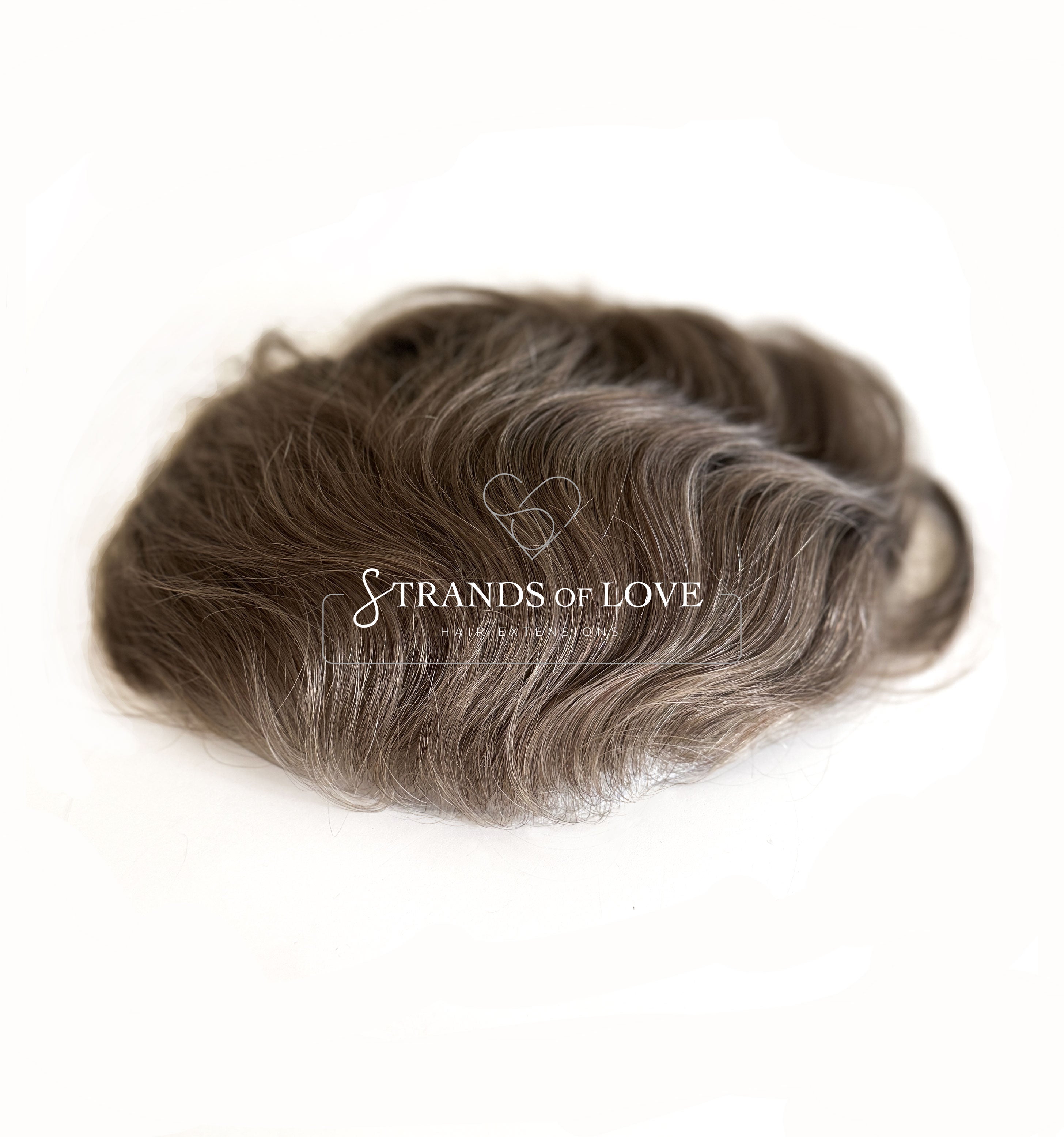 Men's Non-Surgical Hair FRONTAL 014 - Dark Blonde (#18) - Skin Base