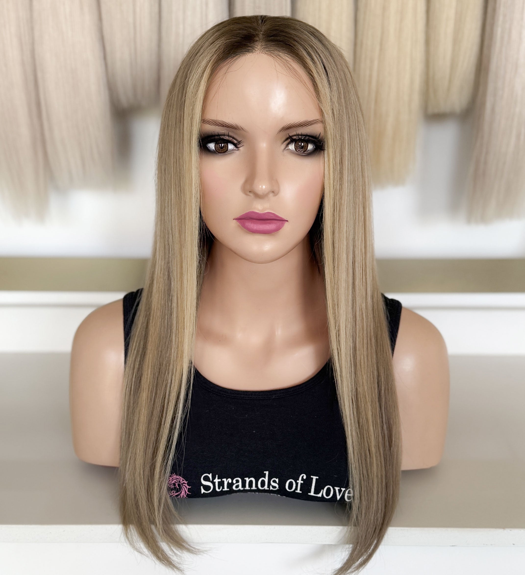 GIZELLE - Full Wig - Caramel Swirl (#24/7) - Lace front