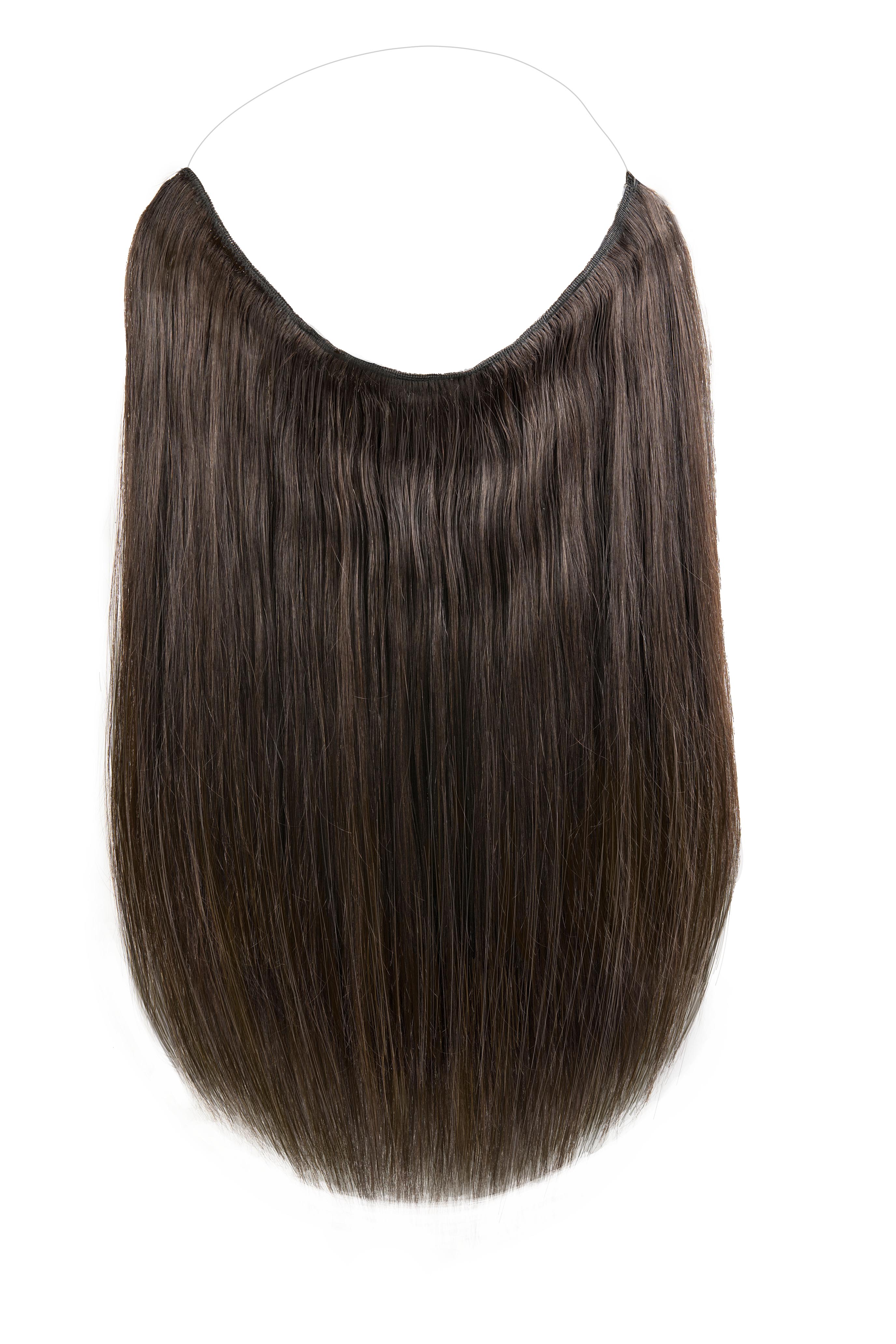 20 Inch / 50 cm Halo Hair Piece -Chocolate Brown (#2)