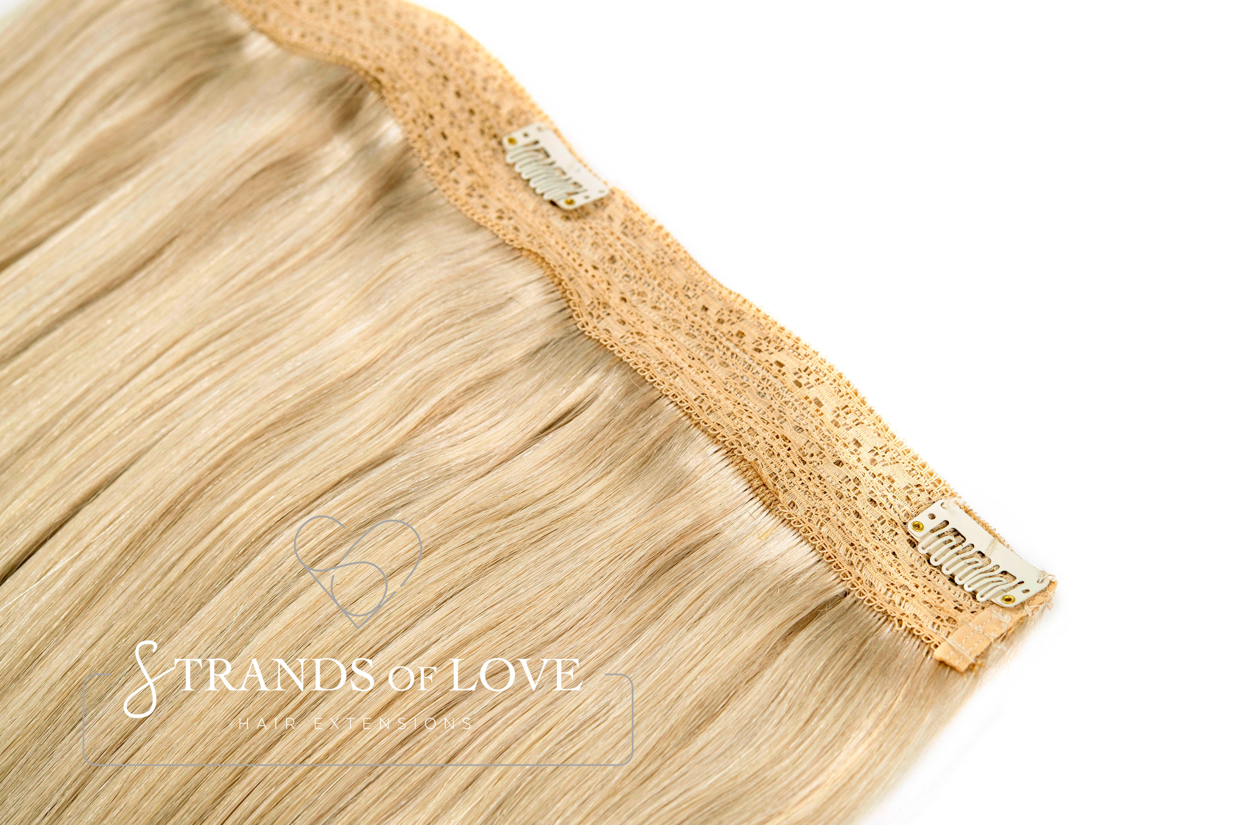 20 Inch / 50 cm Halo Hair Piece -Summer Blonde (#60)