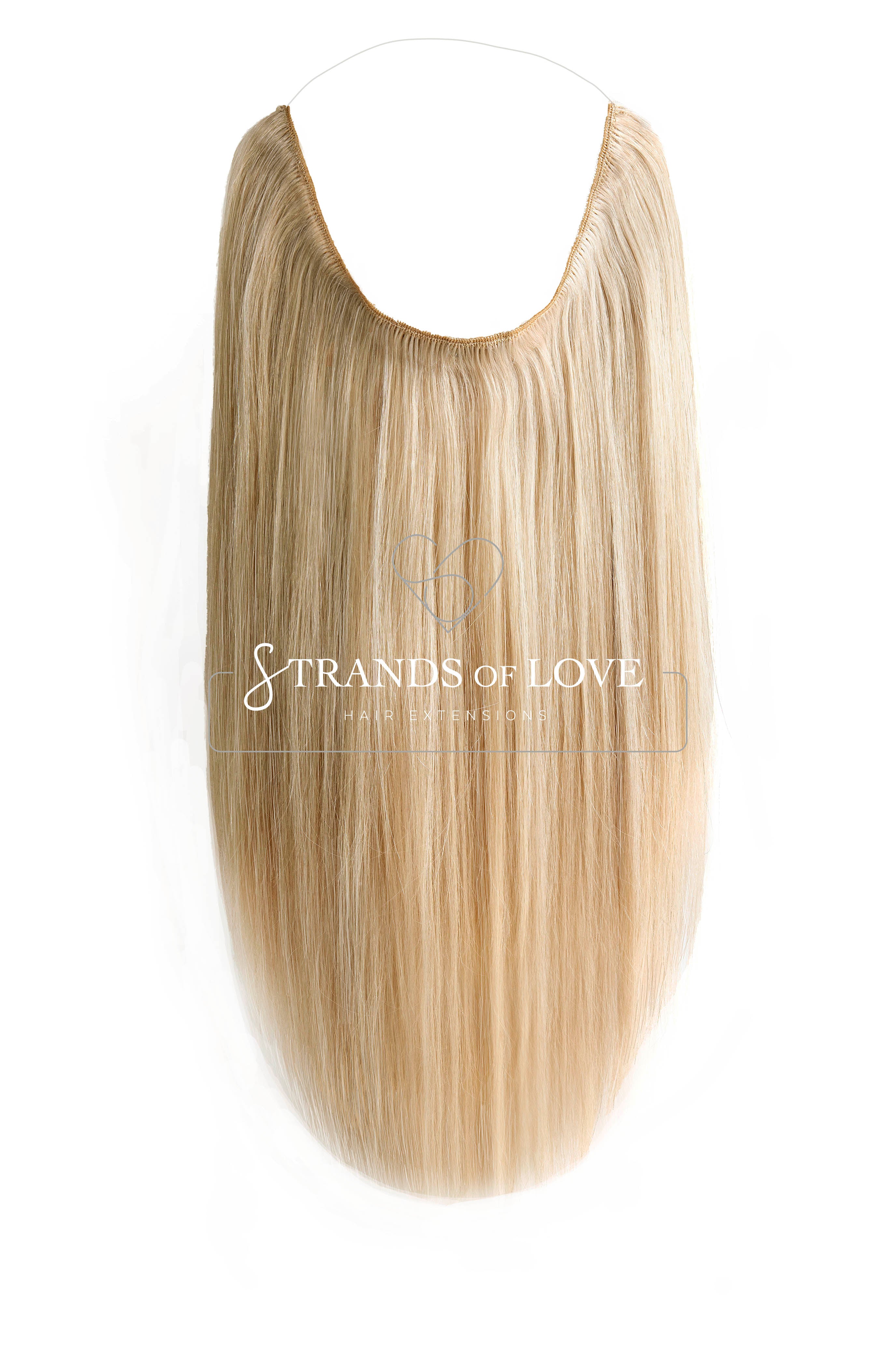 20 Inch / 50 cm Halo Hair Piece -Summer Blonde (#60)