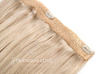 20 Inch / 50 cm Halo Hair Piece -Silver Blonde (#SIL)