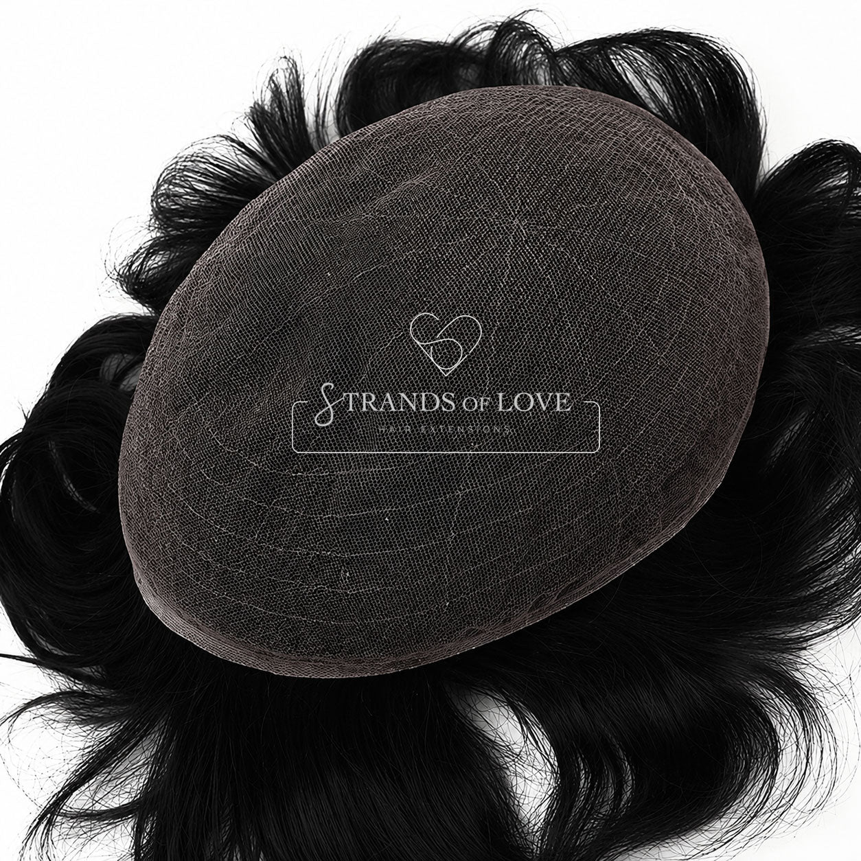 Men's Non-Surgical Hair System 017 - Black (#1) - Lace Base