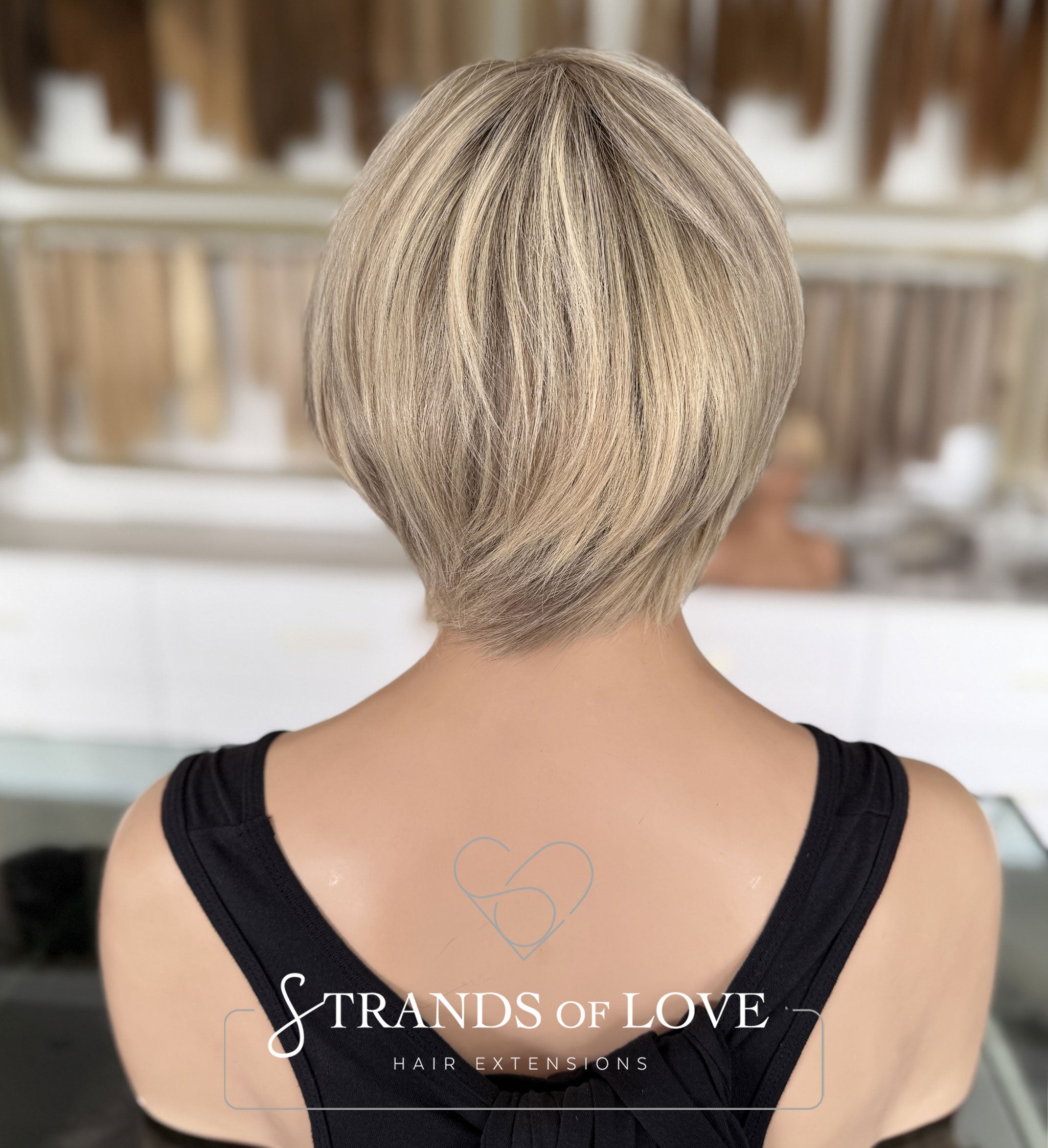 LEXI - Full Wig - Blonde Highlight (#Sil/7) - SKIN top