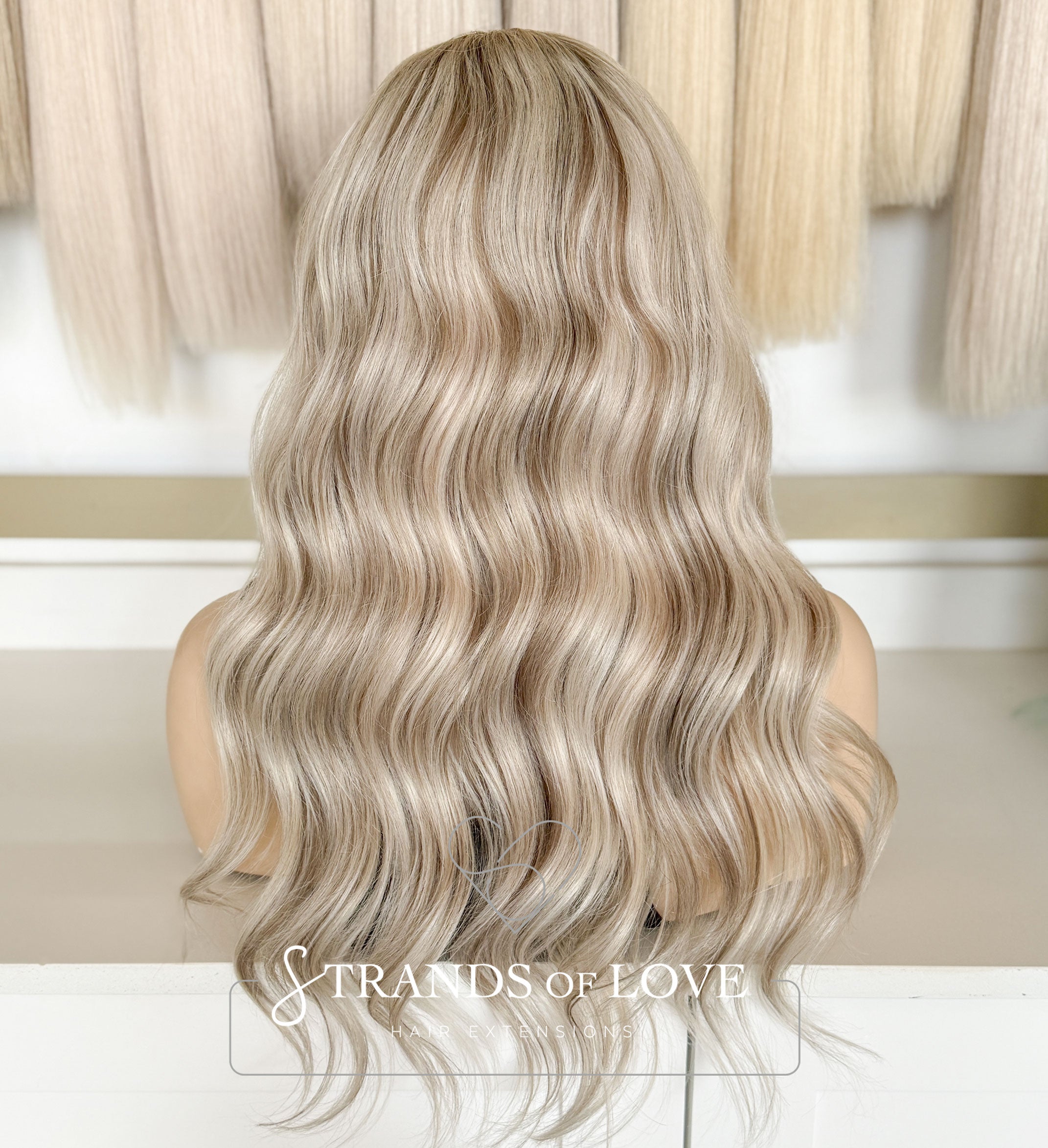 MIEKE - Full Wig - Silver Blonde Highlights (#Silver/7) - Lace front
