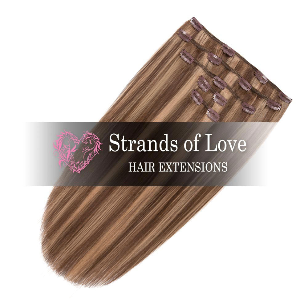 Classic Clip-In Hair Extensions Choc Cinnamon (#2/10)