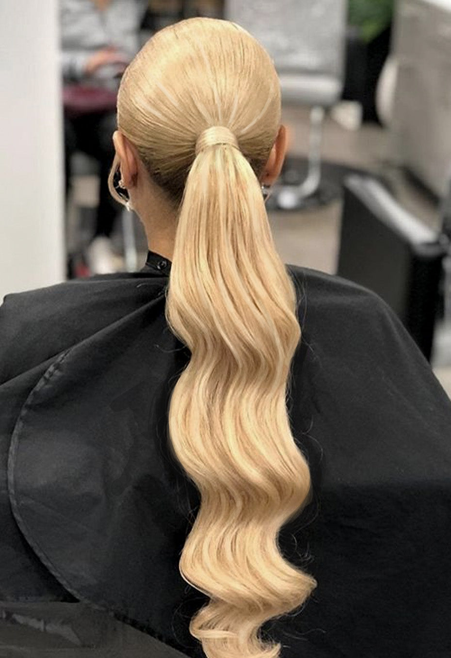SOL Clip-In Ponytail Hair Extensions - Vanilla Cream (#60/20)