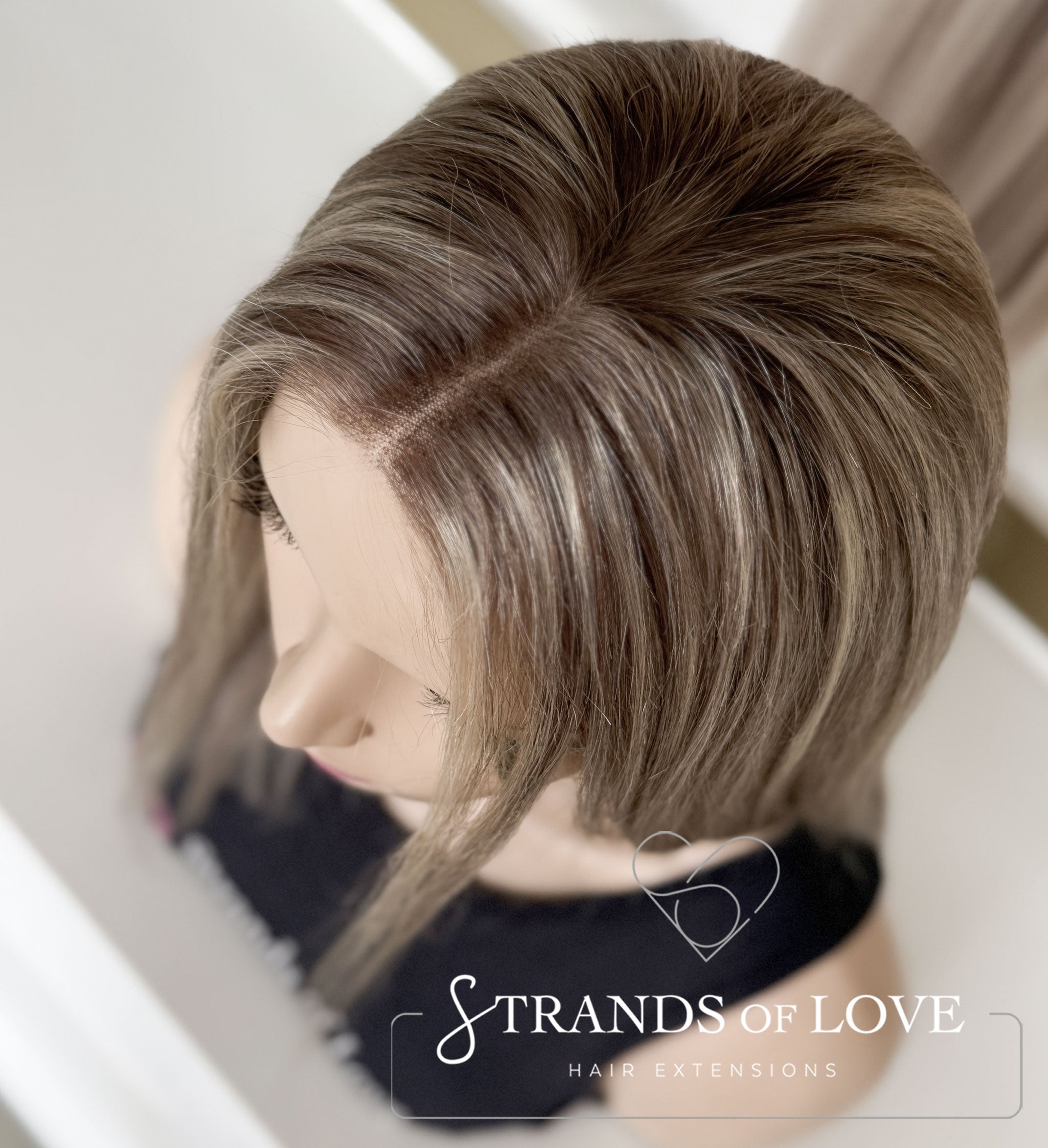 SILVIA - Full Wig - Ash Highlight (#ICE/7) - Straight - Lace Front
