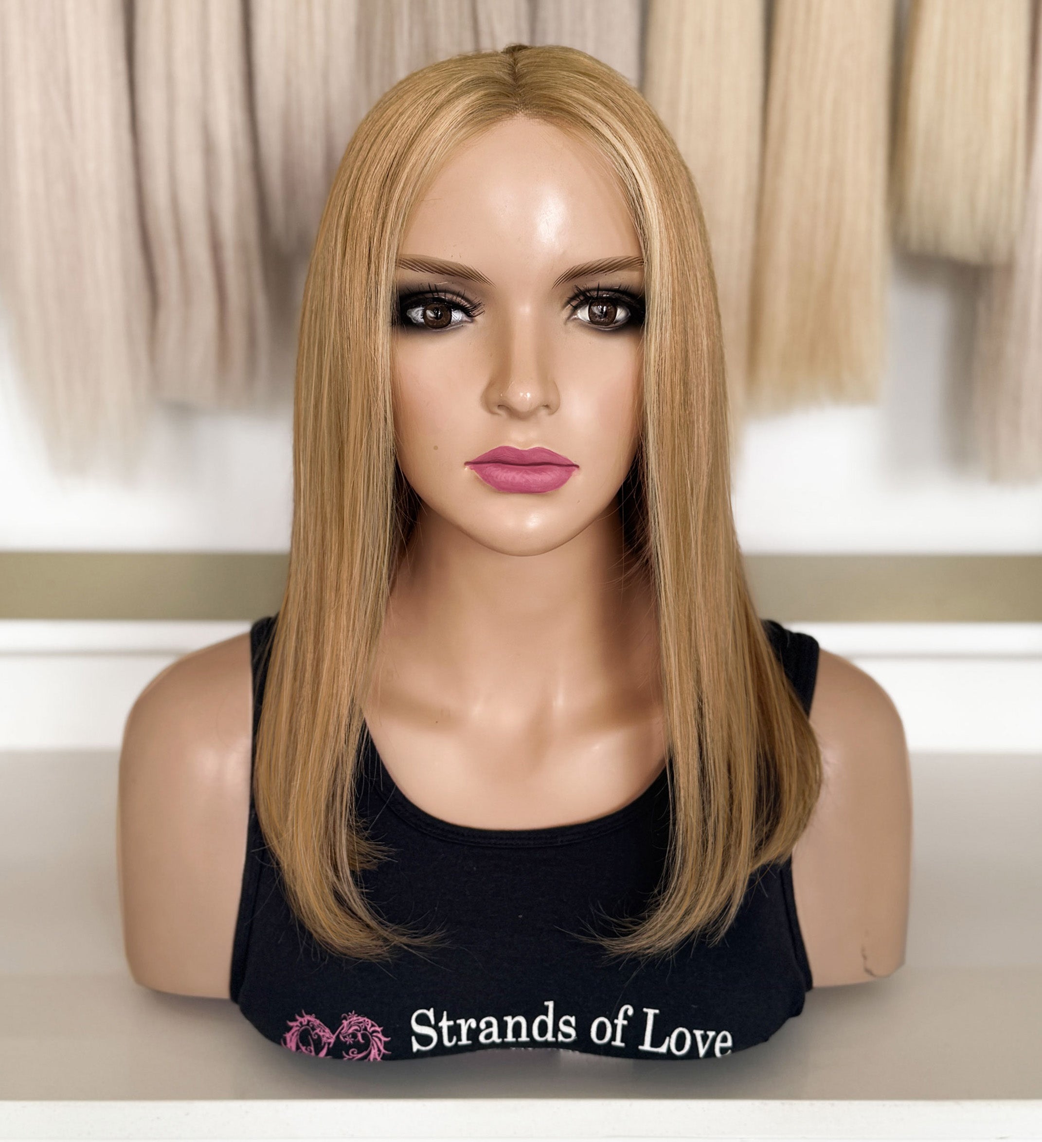 SOPHIA - Full Wig - Strawberry Blonde (#27) - Lace front