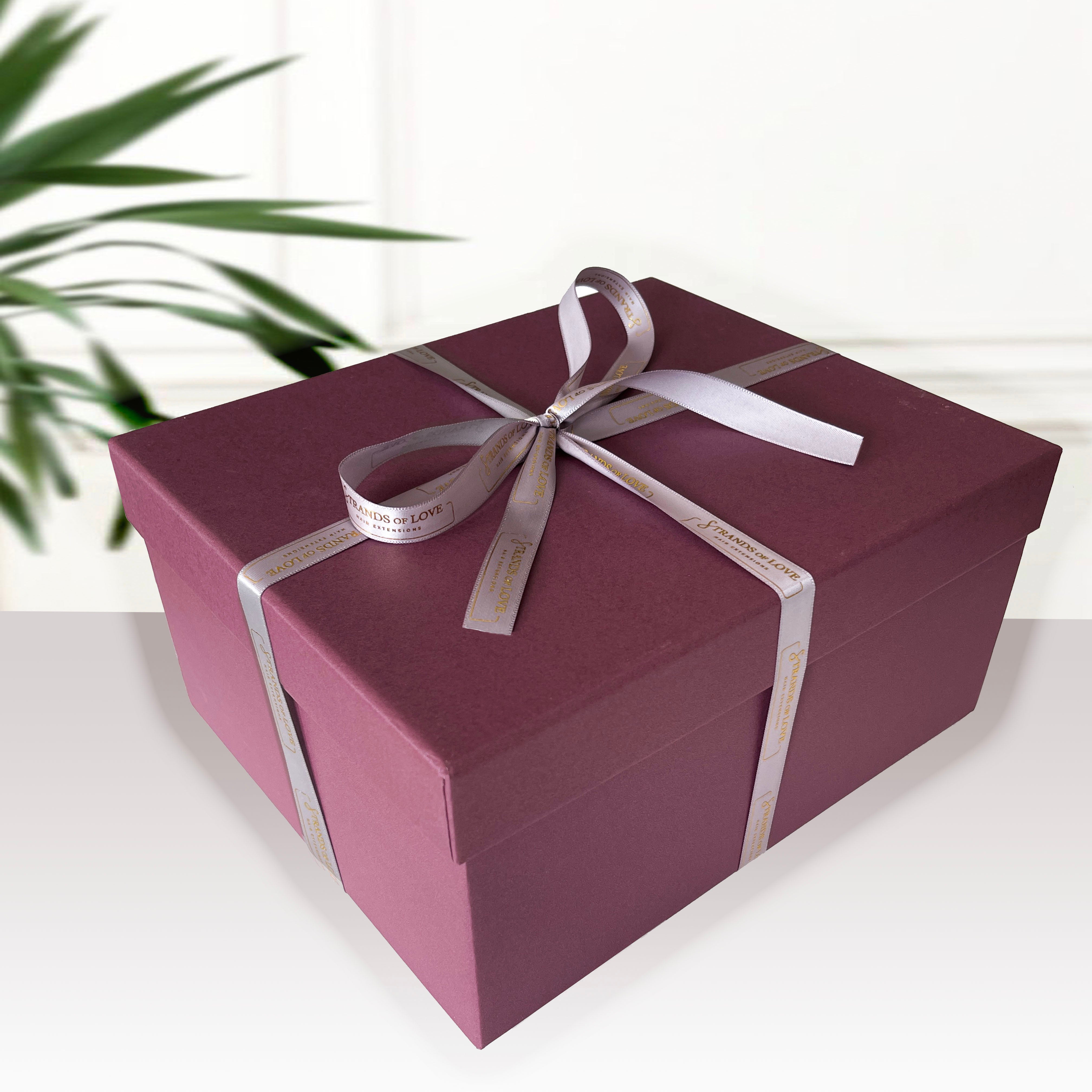 STEAMPLUS hair straightener + SOL Shampoo & Conditioner + Scrunchie GIFT BOX
