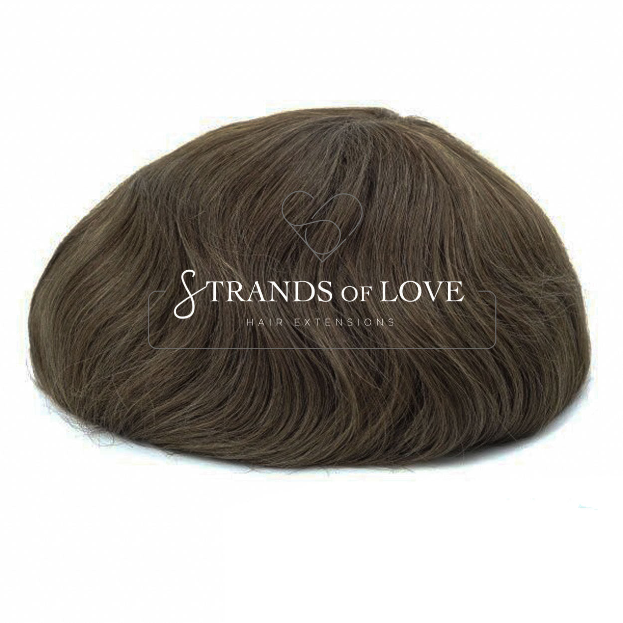 Men's Non-Surgical Hair System 009 - Ash Brown (#5) - Skin Base