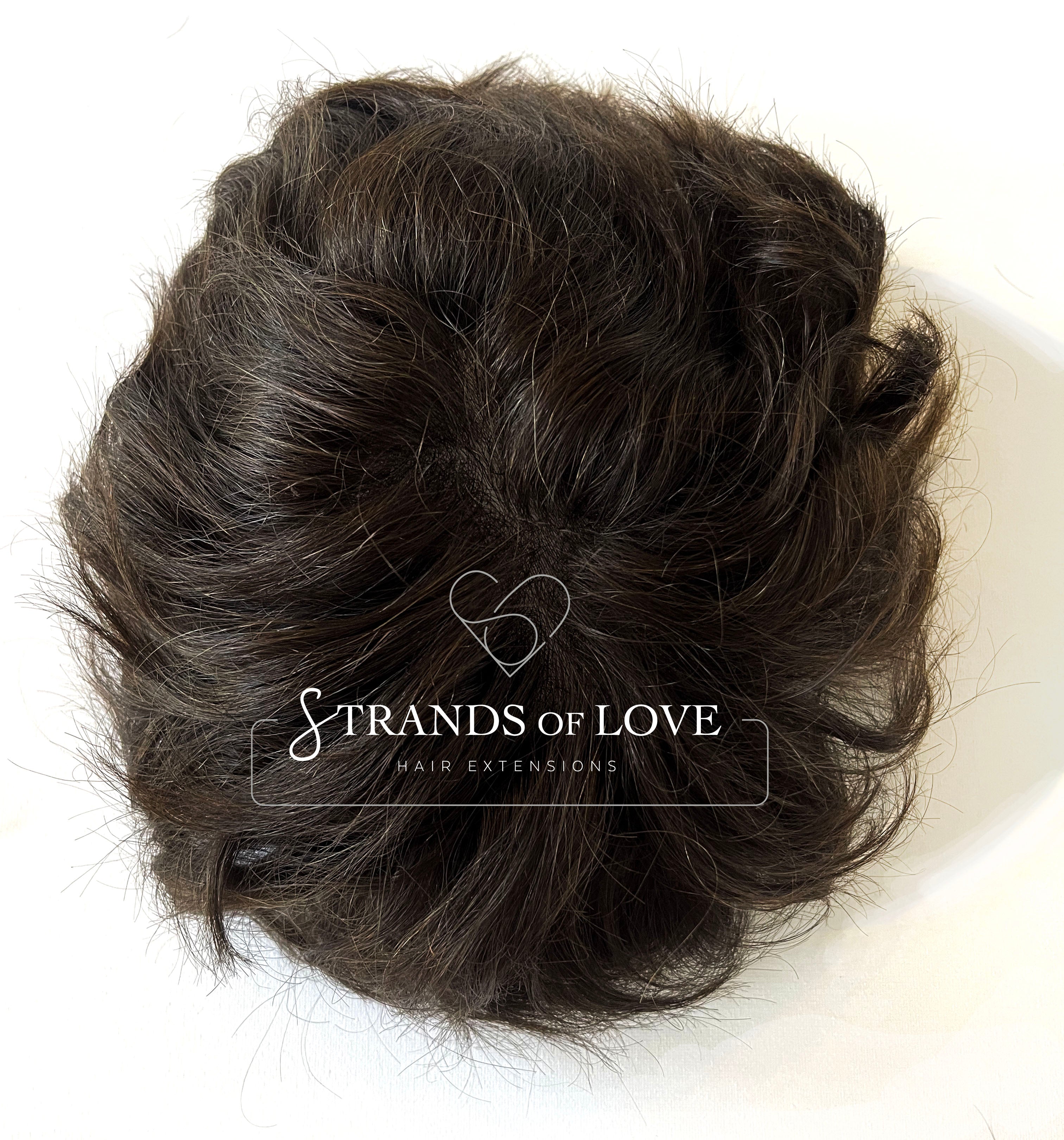 Men's Non-Surgical Hair System 006 - Dark Brown (#2) - Skin Base