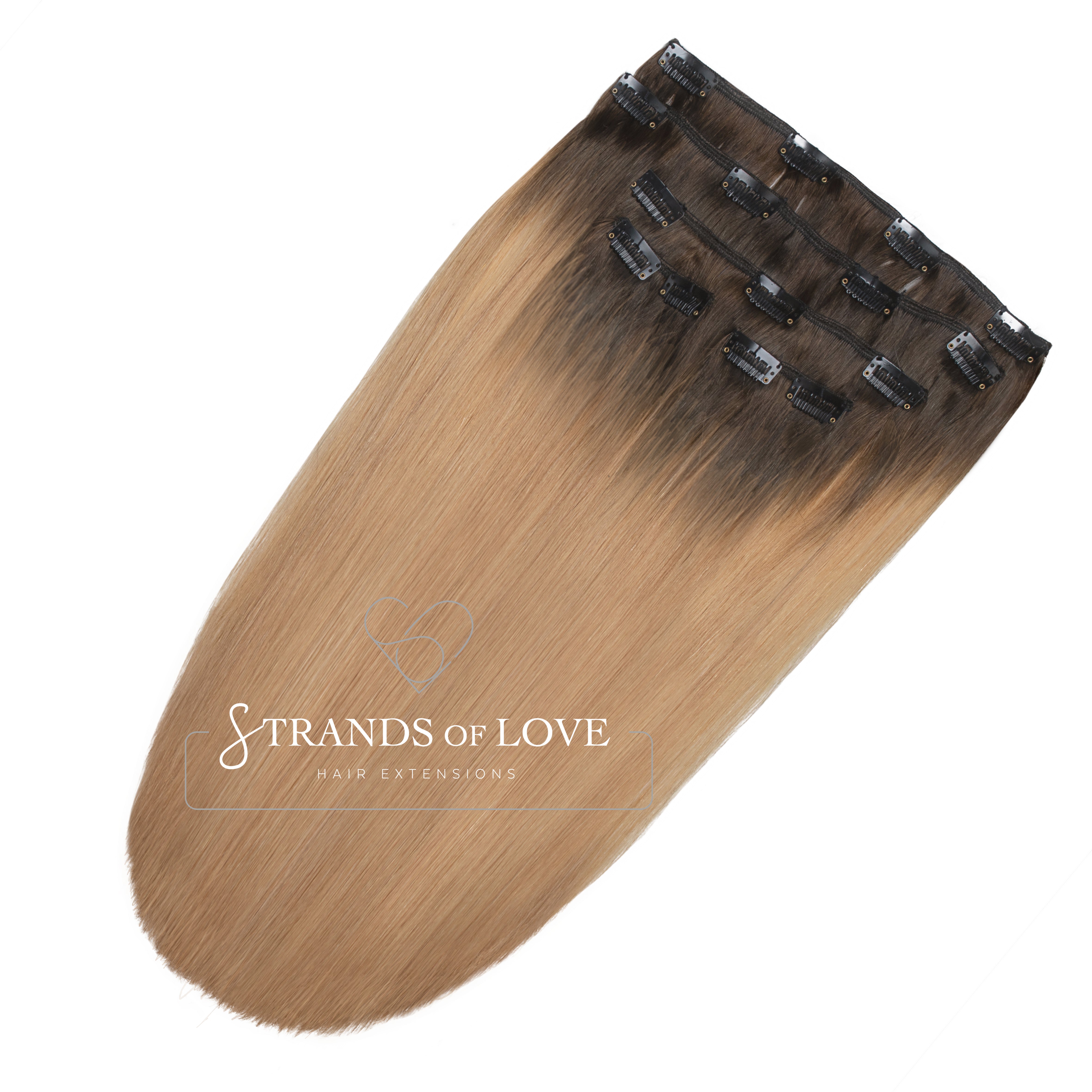 Classic Clip-In Hair Extensions - San Diego Root (#2-20)