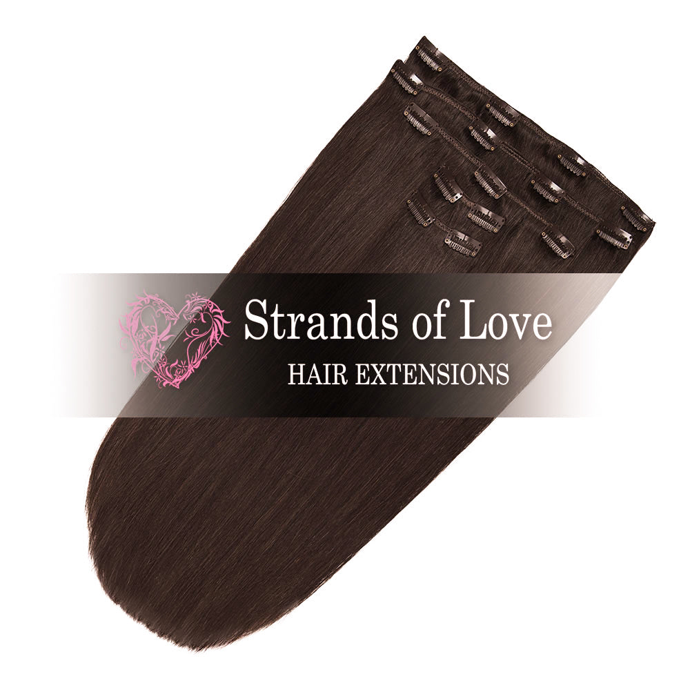 Classic Clip-In Extensions - Espresso (#1B)