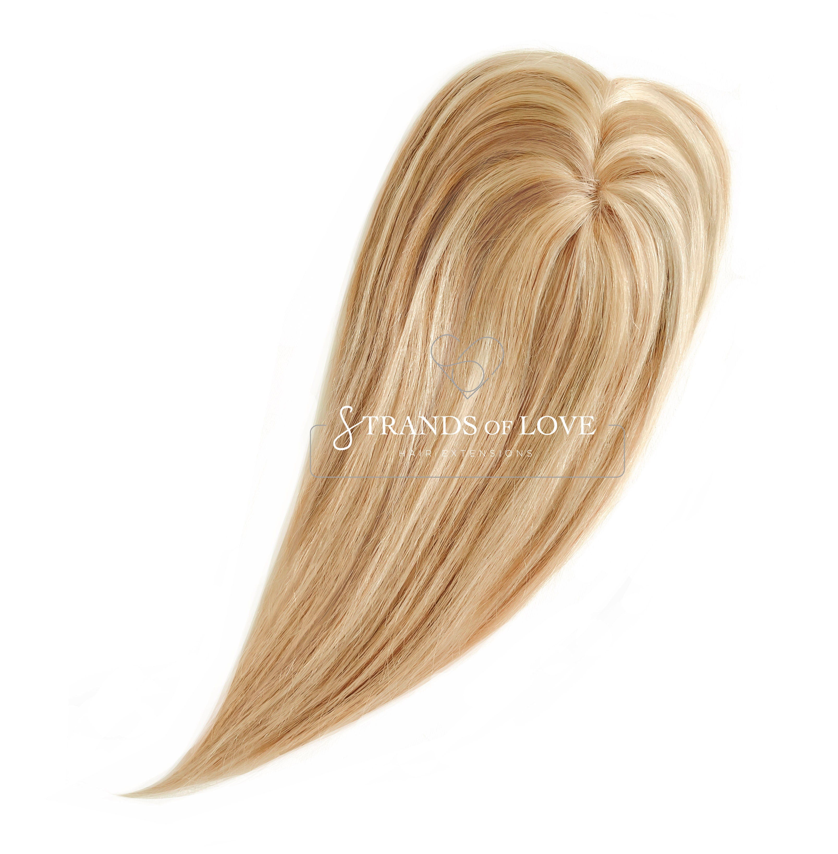 Crown Topper Clip-In - Vanilla Cream - (#60/20) - HD Silk