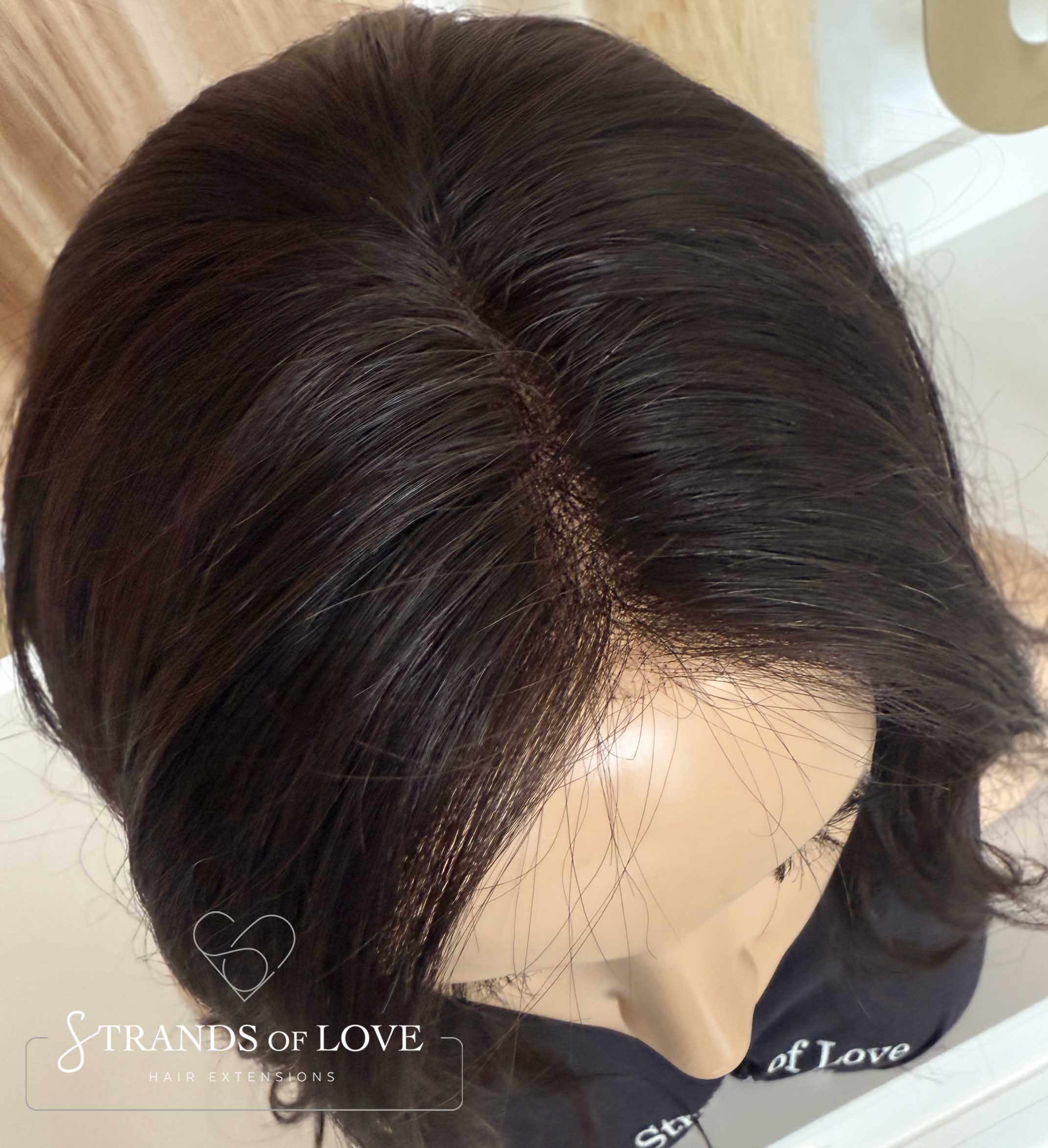 VICTORIA- Full Wig - Espresso Brown (#1B) - Lace front