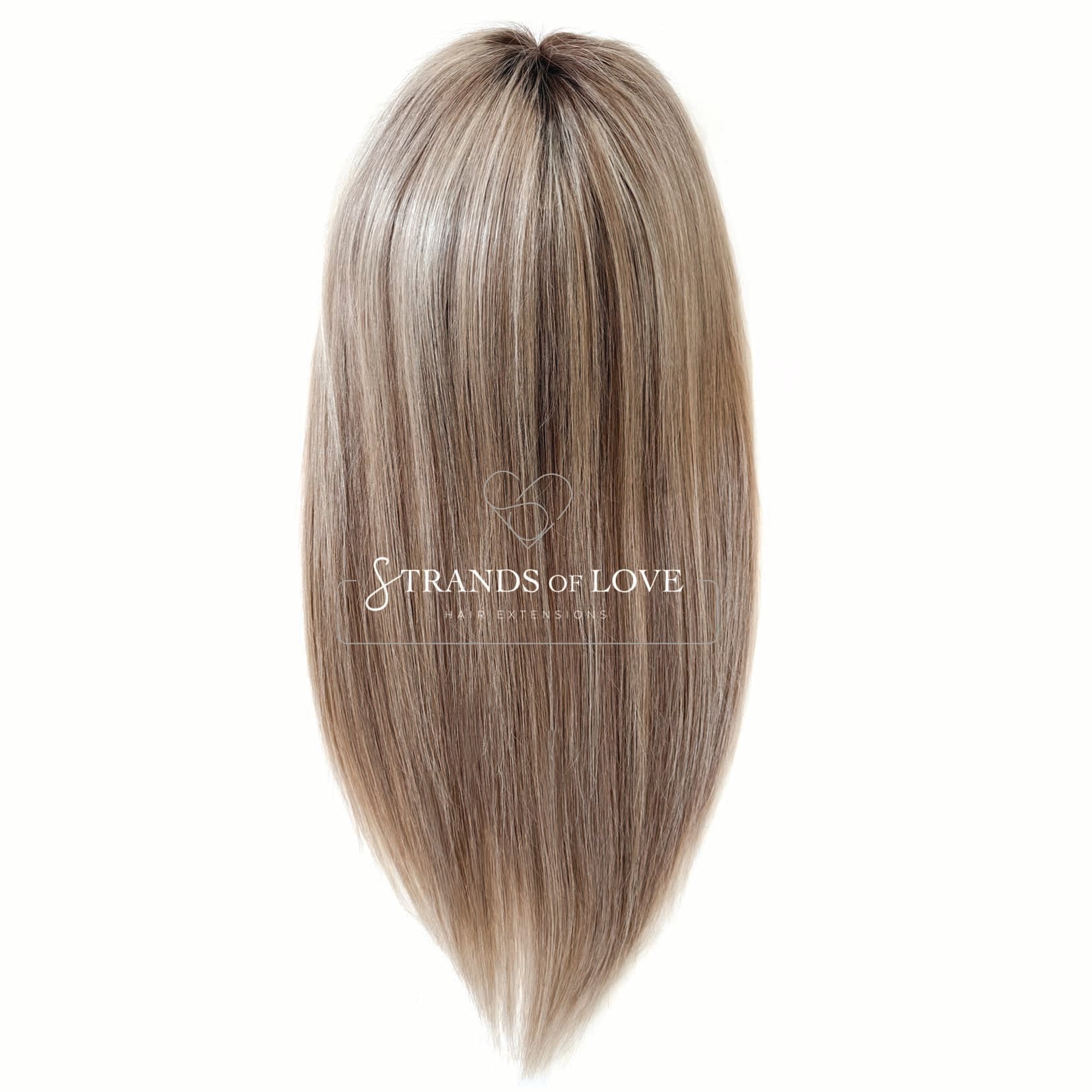 AMY - Full Wig - Ash Highlight (#Silver/7) - Straight - Lace Front