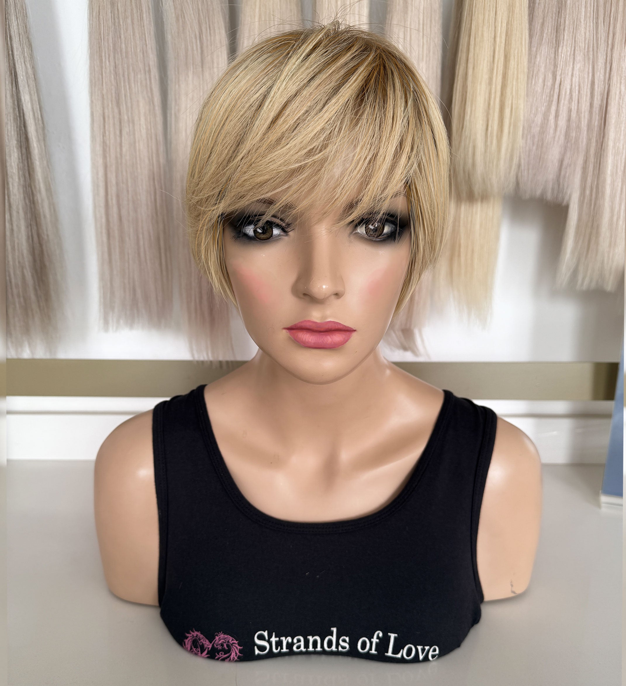 ZANI - Full Wig - Golden Blonde (#613) - SKIN top