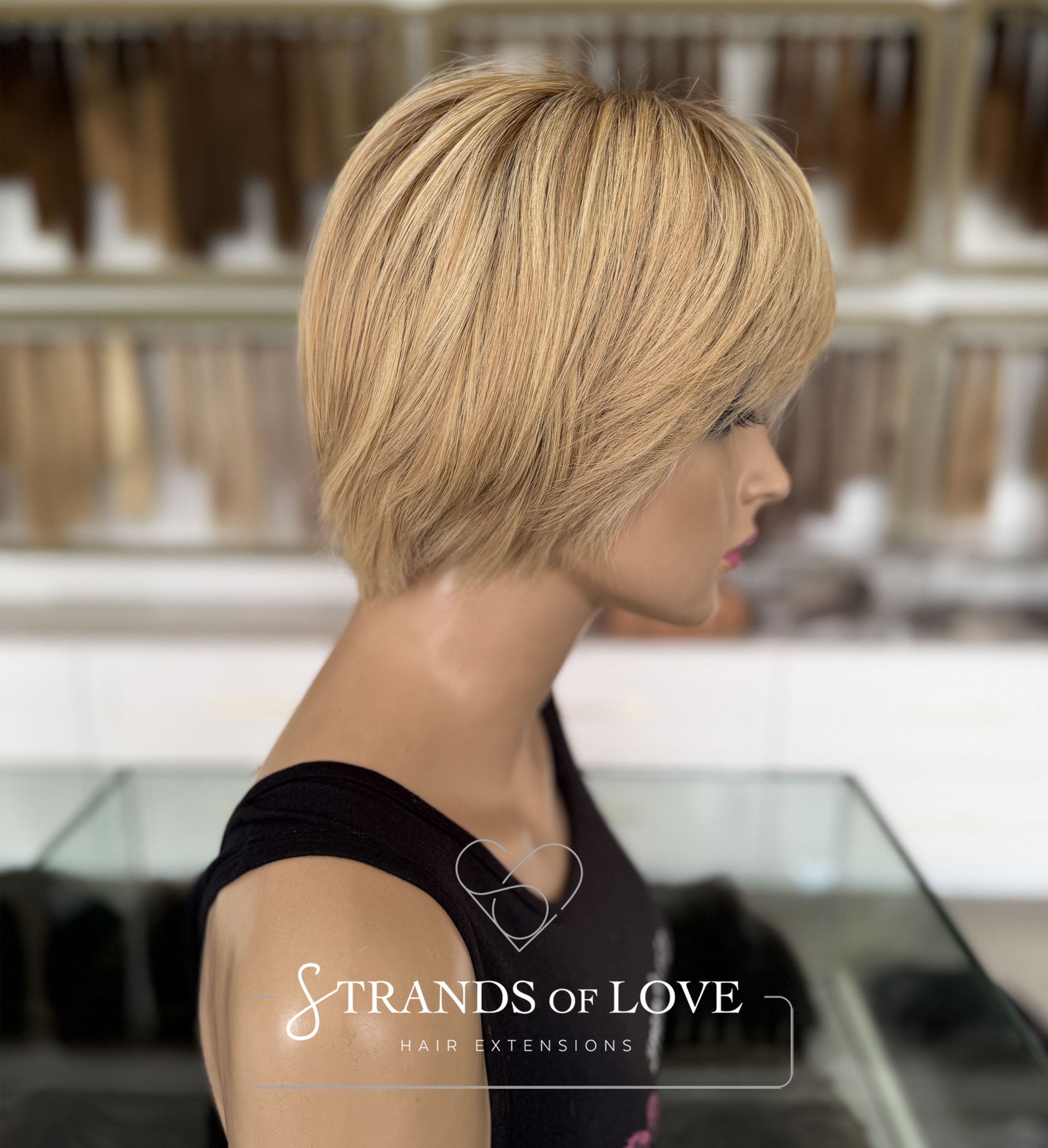 ZANI - Full Wig - Golden Blonde (#613) - SKIN top