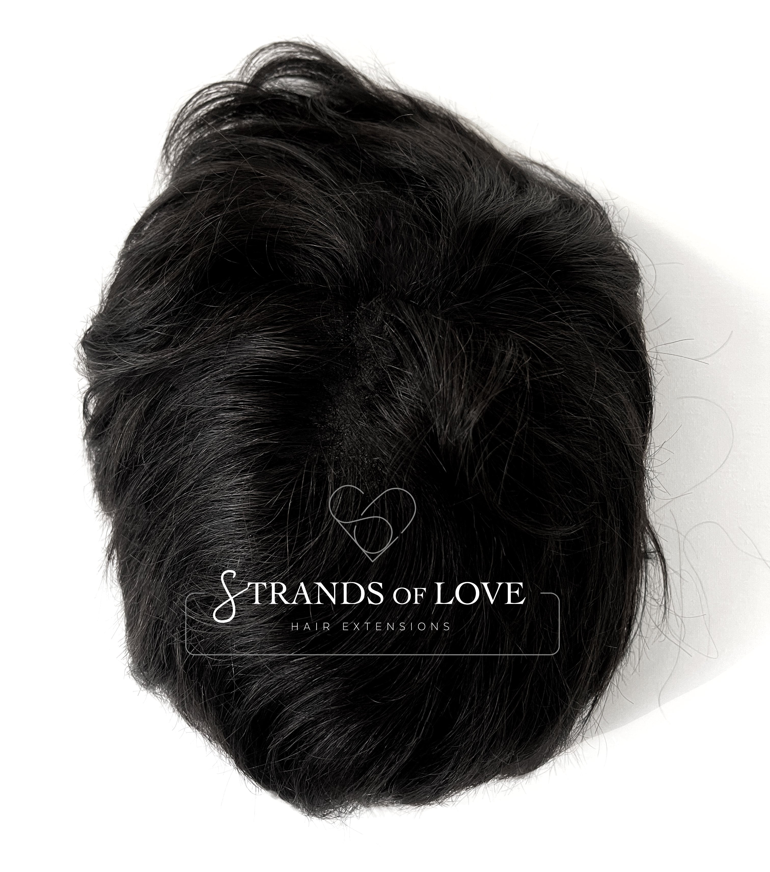 Men's Non-Surgical Hair System 001 - Black (#1) - Lace Base