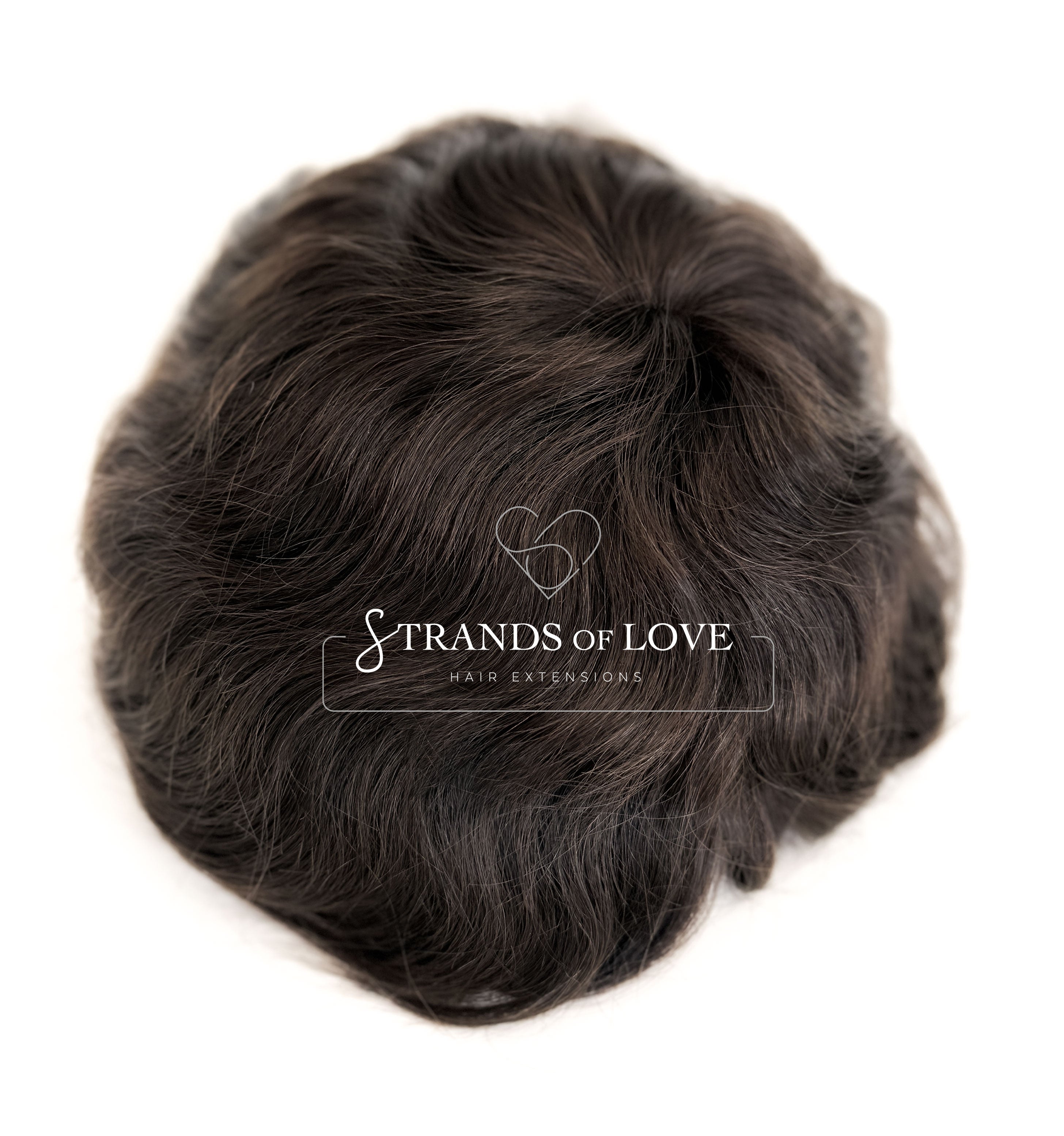 Men's Non-Surgical Hair System 005 - Dark Brown (#2) - Lace Base