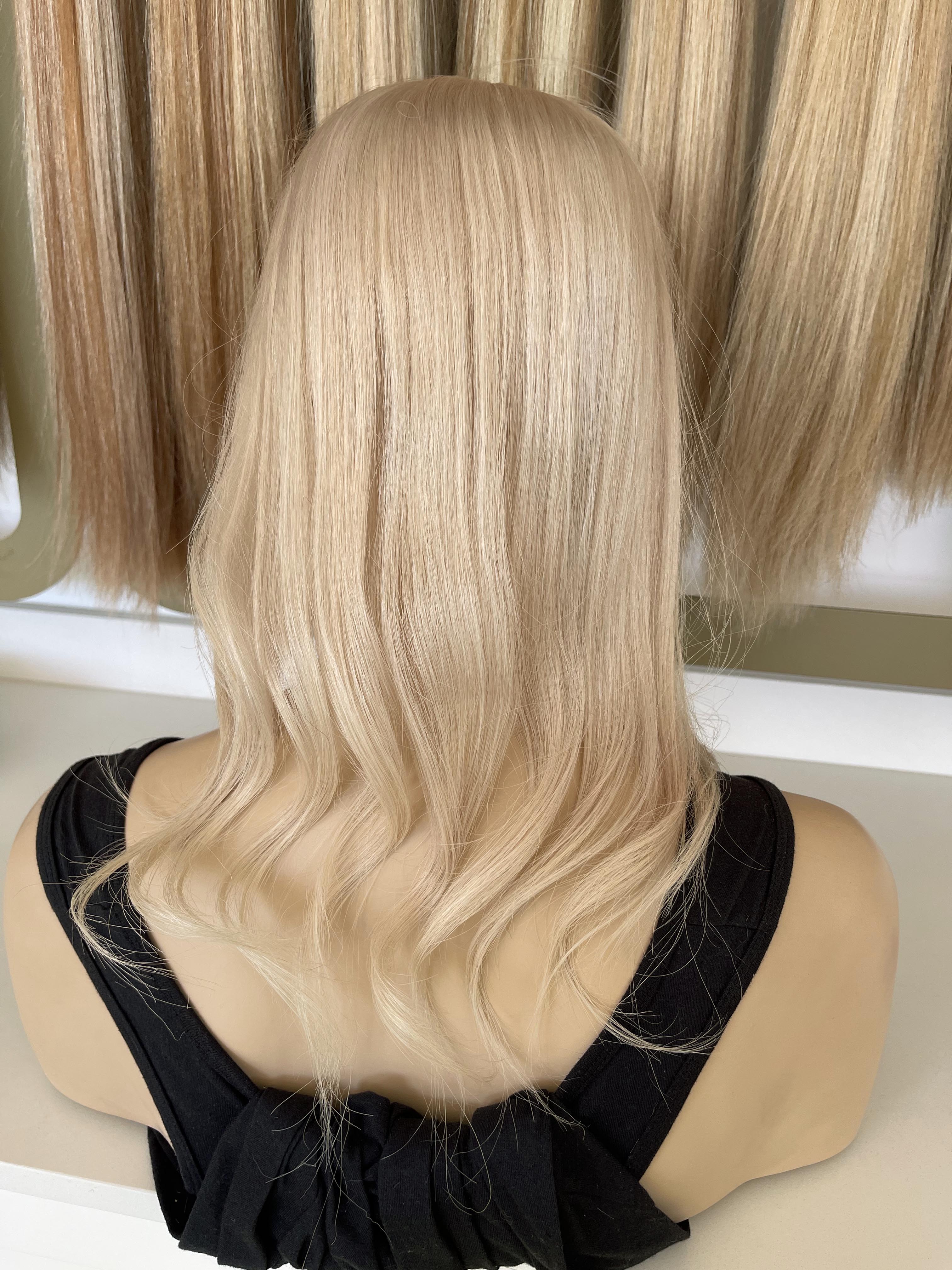 Crown Topper Clip-In - Silver Blonde - Skin