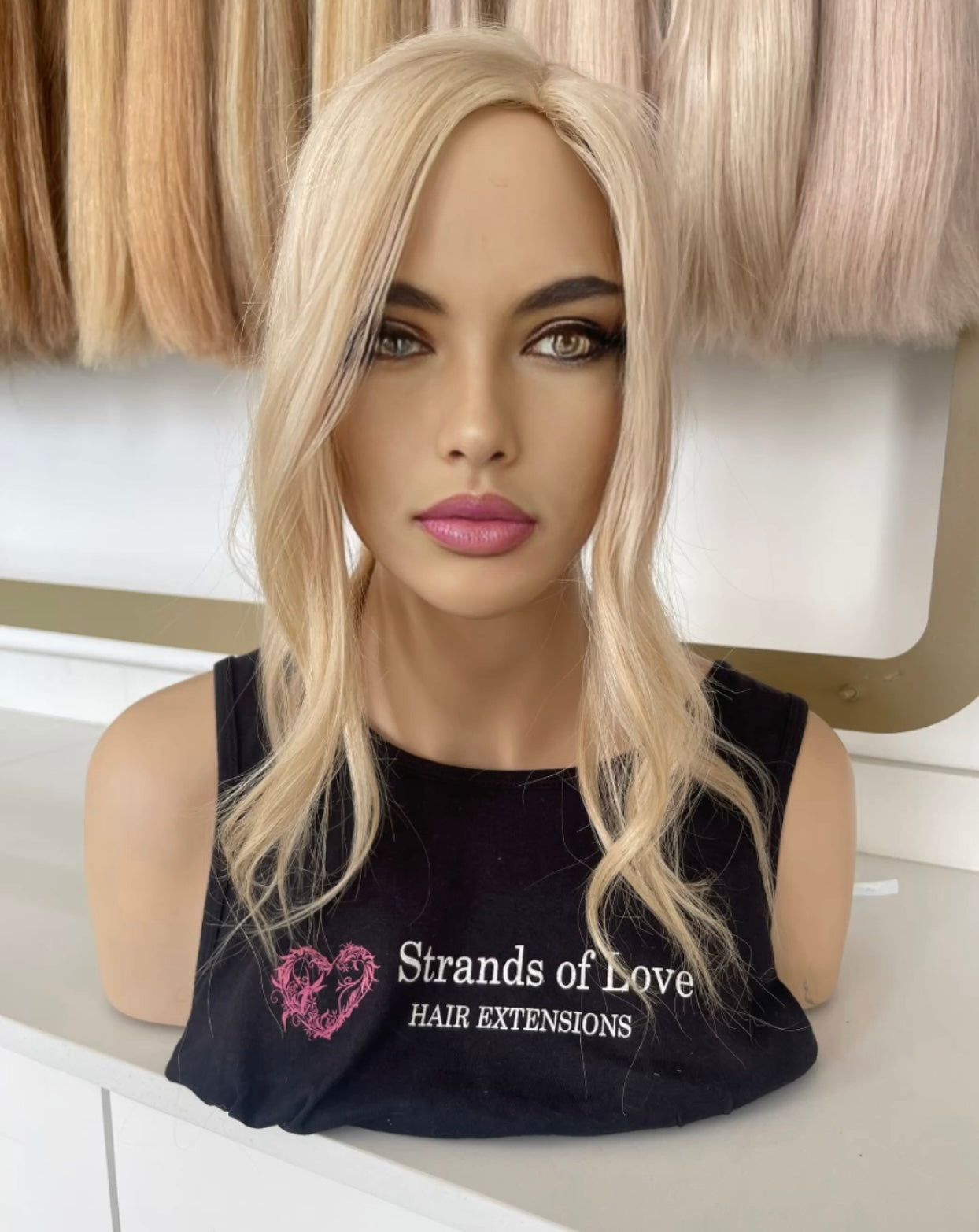Crown Topper Clip-In - Silver Blonde - Skin