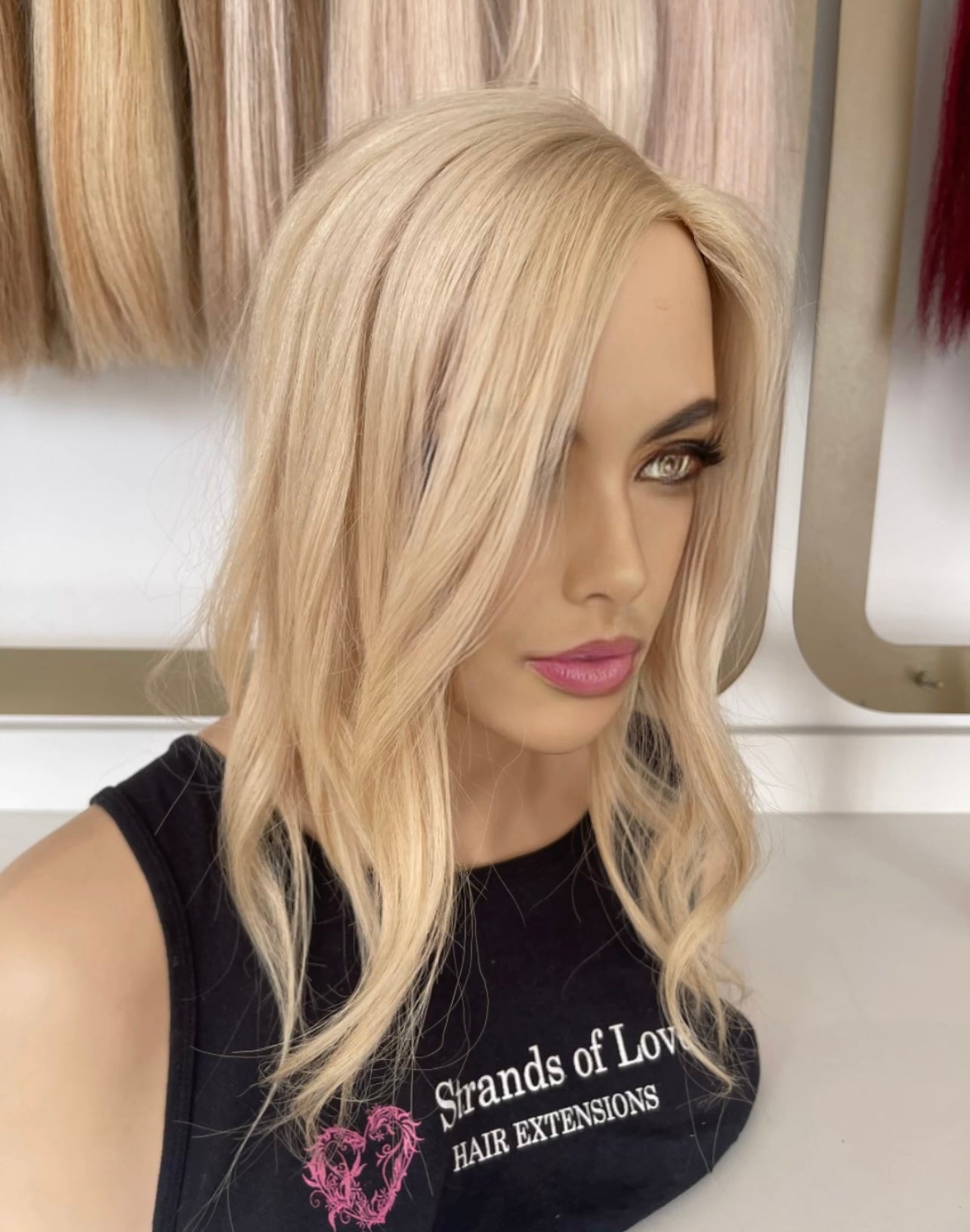 Crown Topper Clip-In - Silver Blonde - Skin