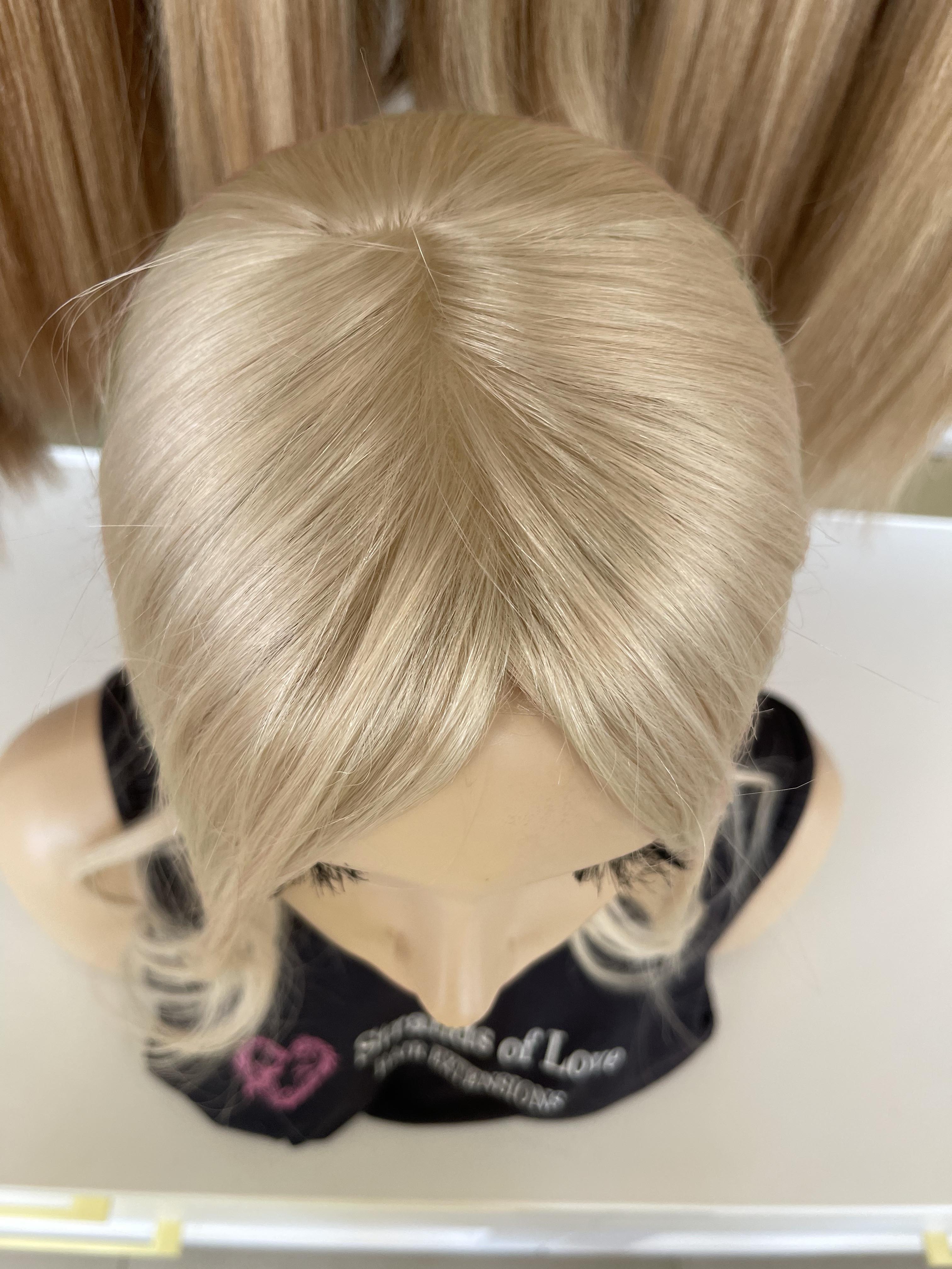 Crown Topper Clip-In - Silver Blonde - Skin