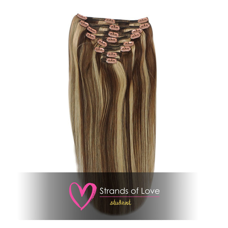 Student Clip-In Hair Extensions - Choc Cinnamon (#2/10)
