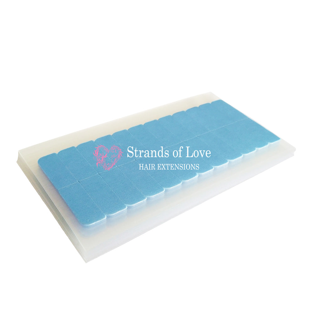 Hair Extension Re-Bonding Tabs - Blue German Tabs