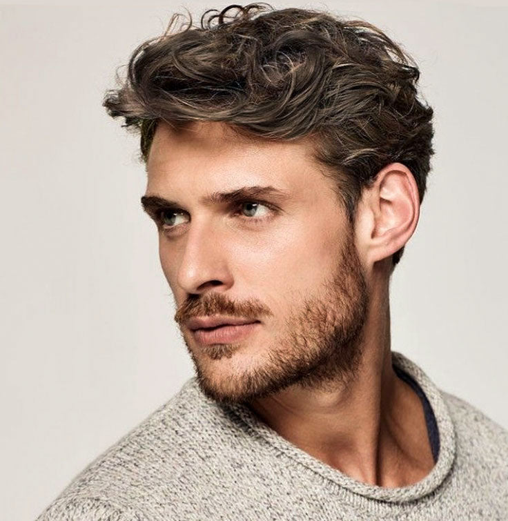 Men's Non-Surgical Hair System 009 - Ash Brown (#5) - Skin Base