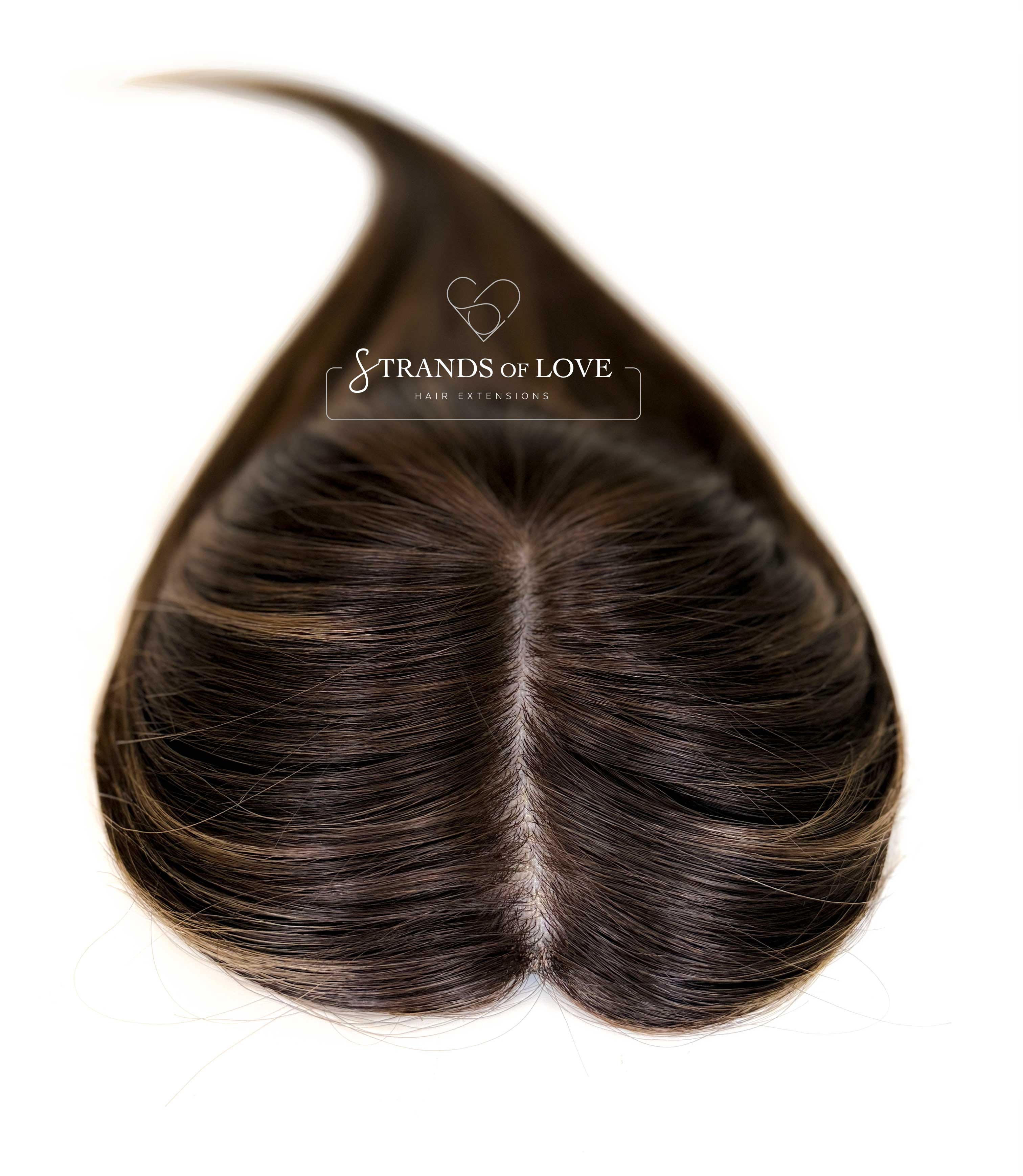 Crown Topper Clip-In - Toffee Highlight (#2/#7) - Skin - Full