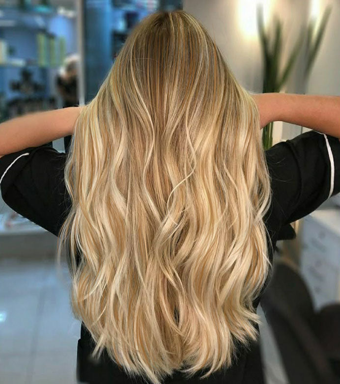 Classic Clip-In Hair Extensions - Coconut Cream (#60/10)