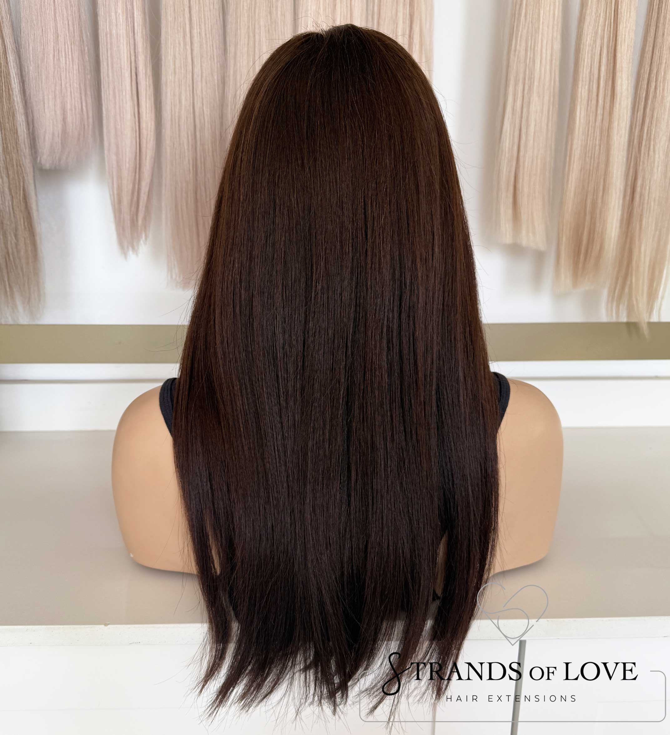 CARLY - Full Wig - Chocolate Brown - Lace Front