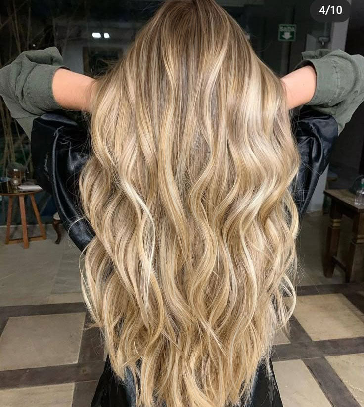 SOL Clip-In Hair Extensions - Coconut Cream (#60/10)