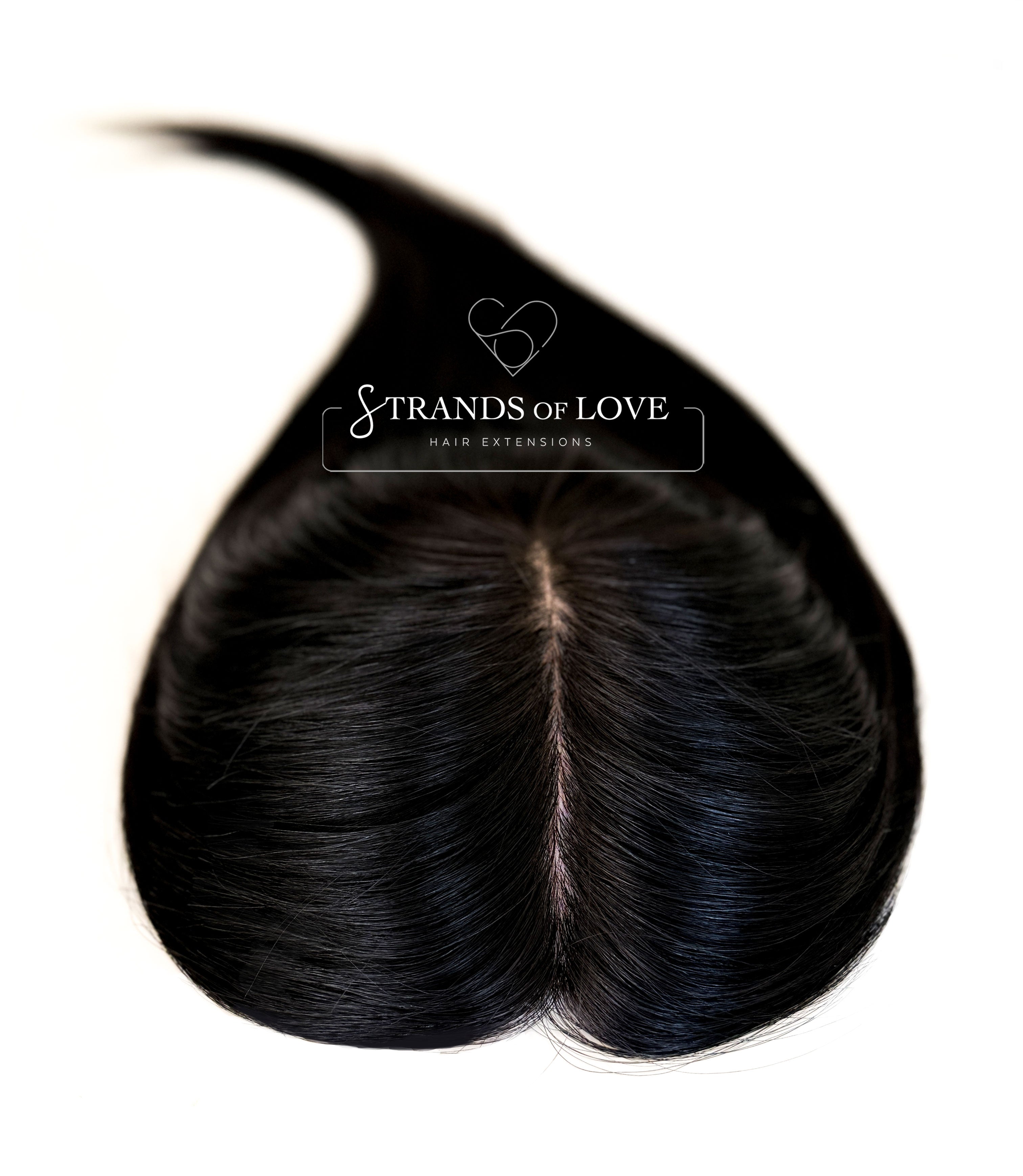 Crown Topper Clip-In - Jet Black (#1) - Skin