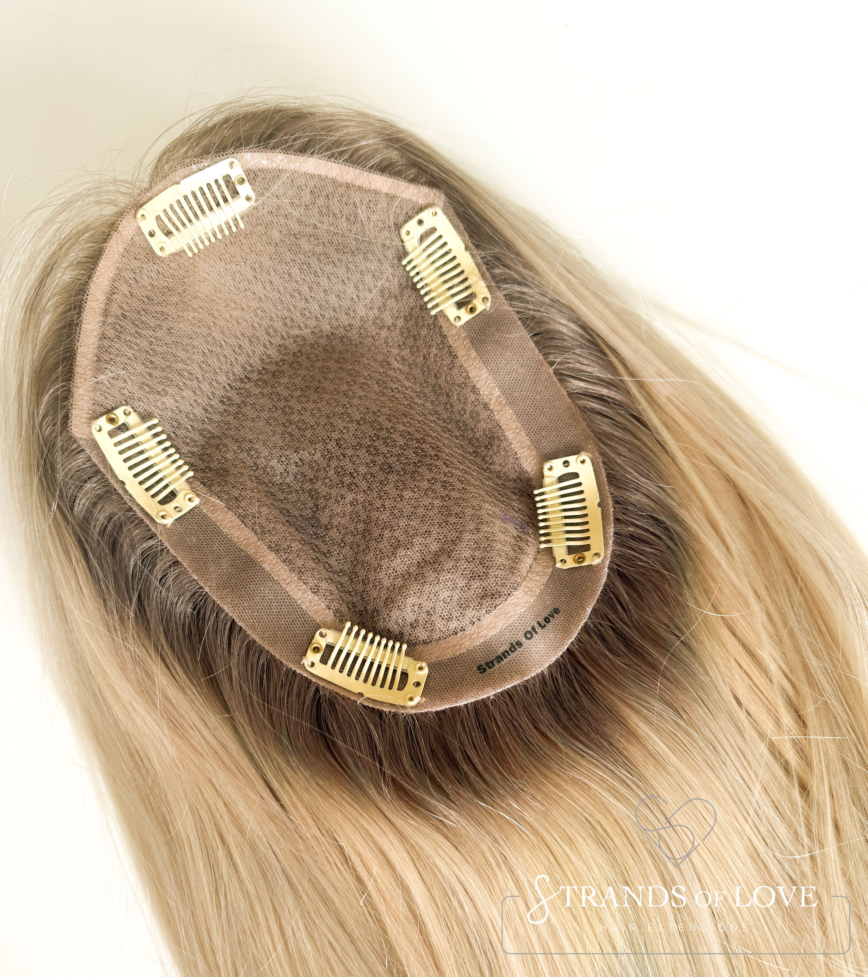Crown Topper Clip-In - 18-60 Summer Root - Skin
