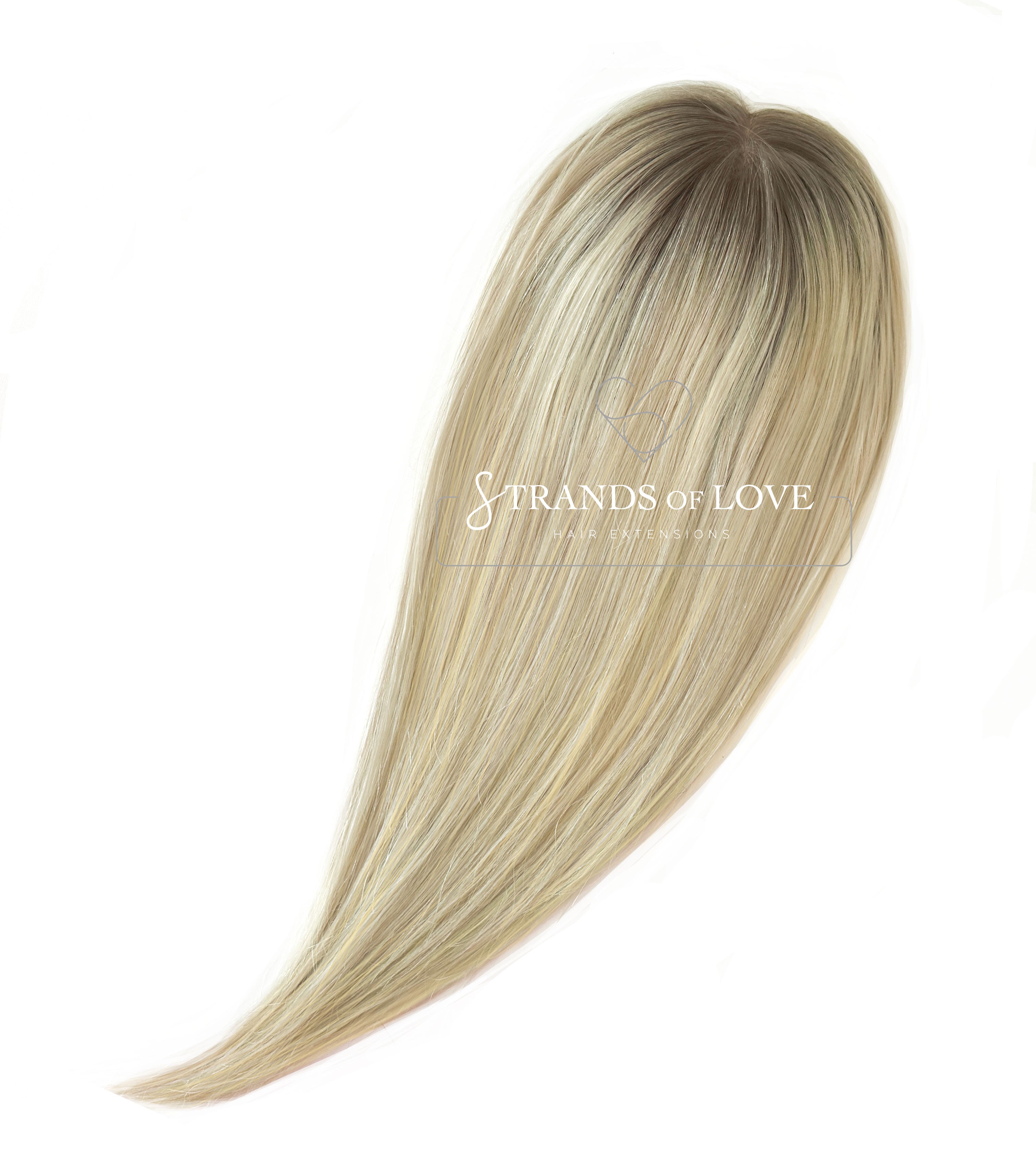 Crown Topper Clip-In - 18-60 Summer Root - Skin